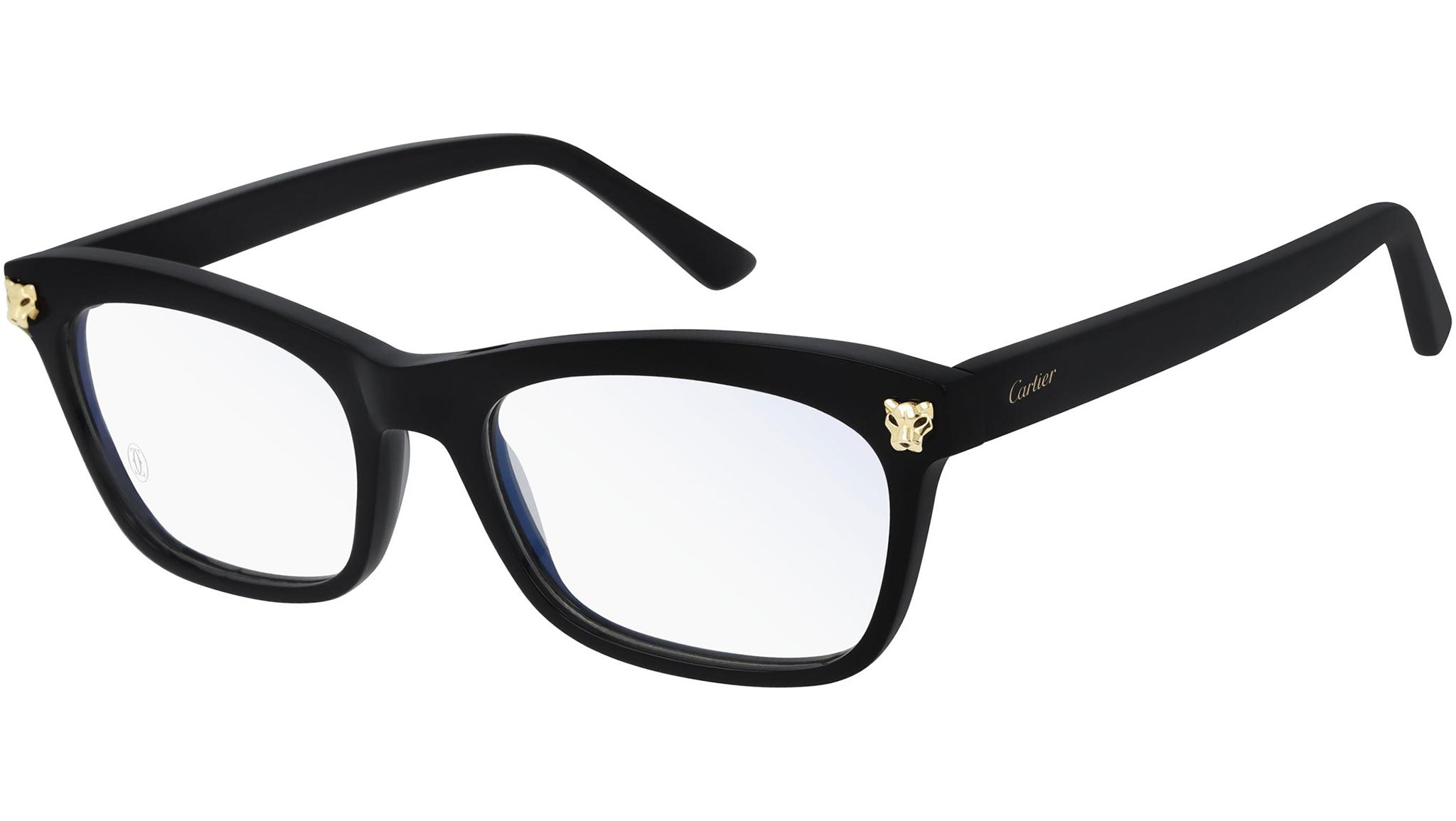 Occhiali da vista CARTIER CT0144O Black smooth golden