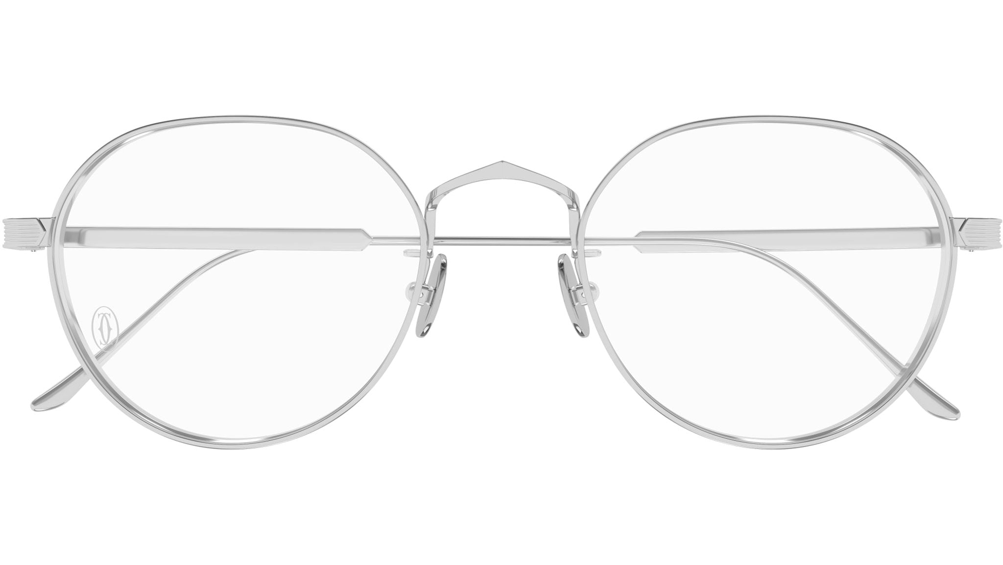 Occhiali da vista CARTIER CT0561OA Smooth platinum finish