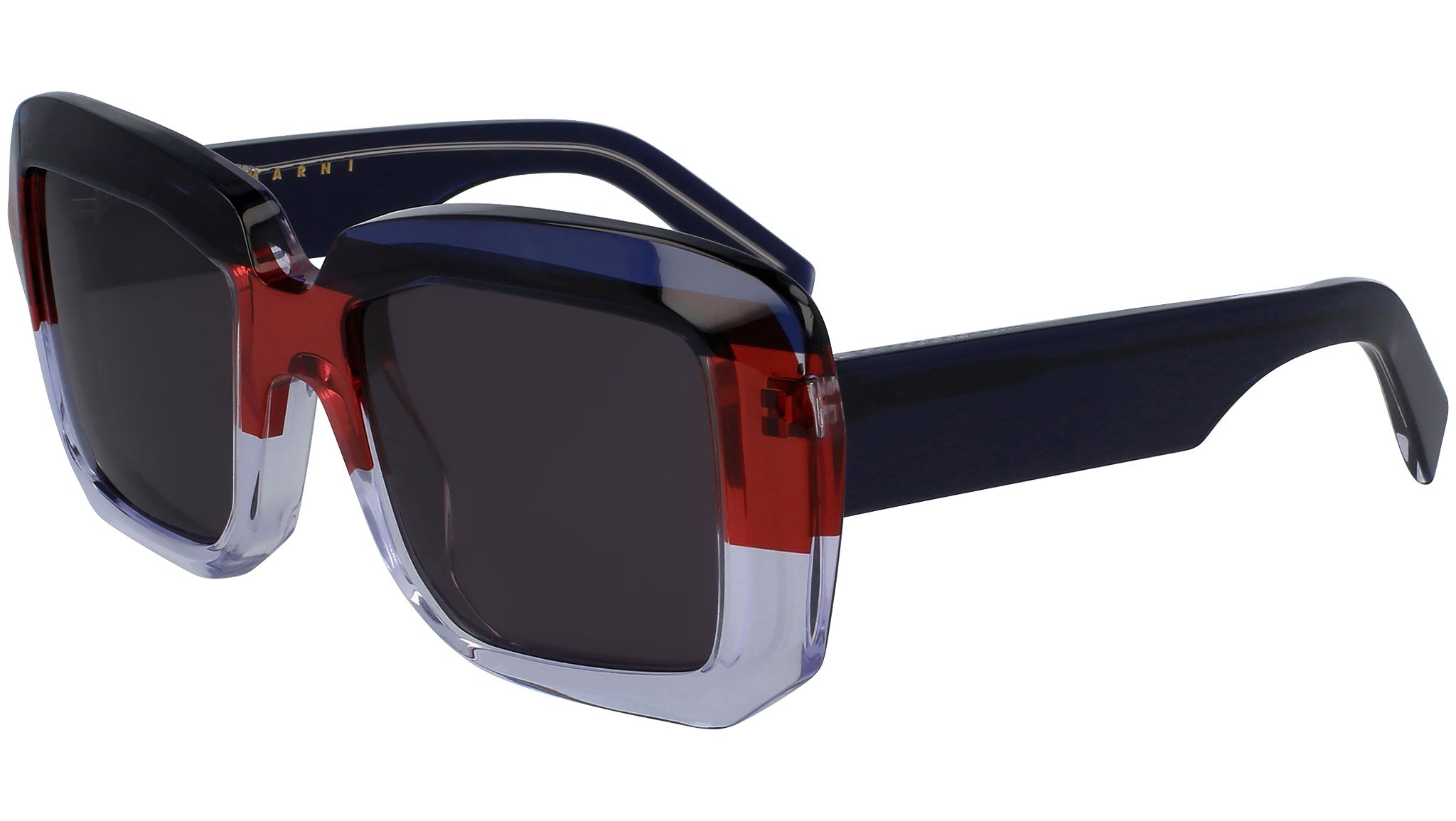 occhiali da sole MARNI ME632S Blue and red crystal