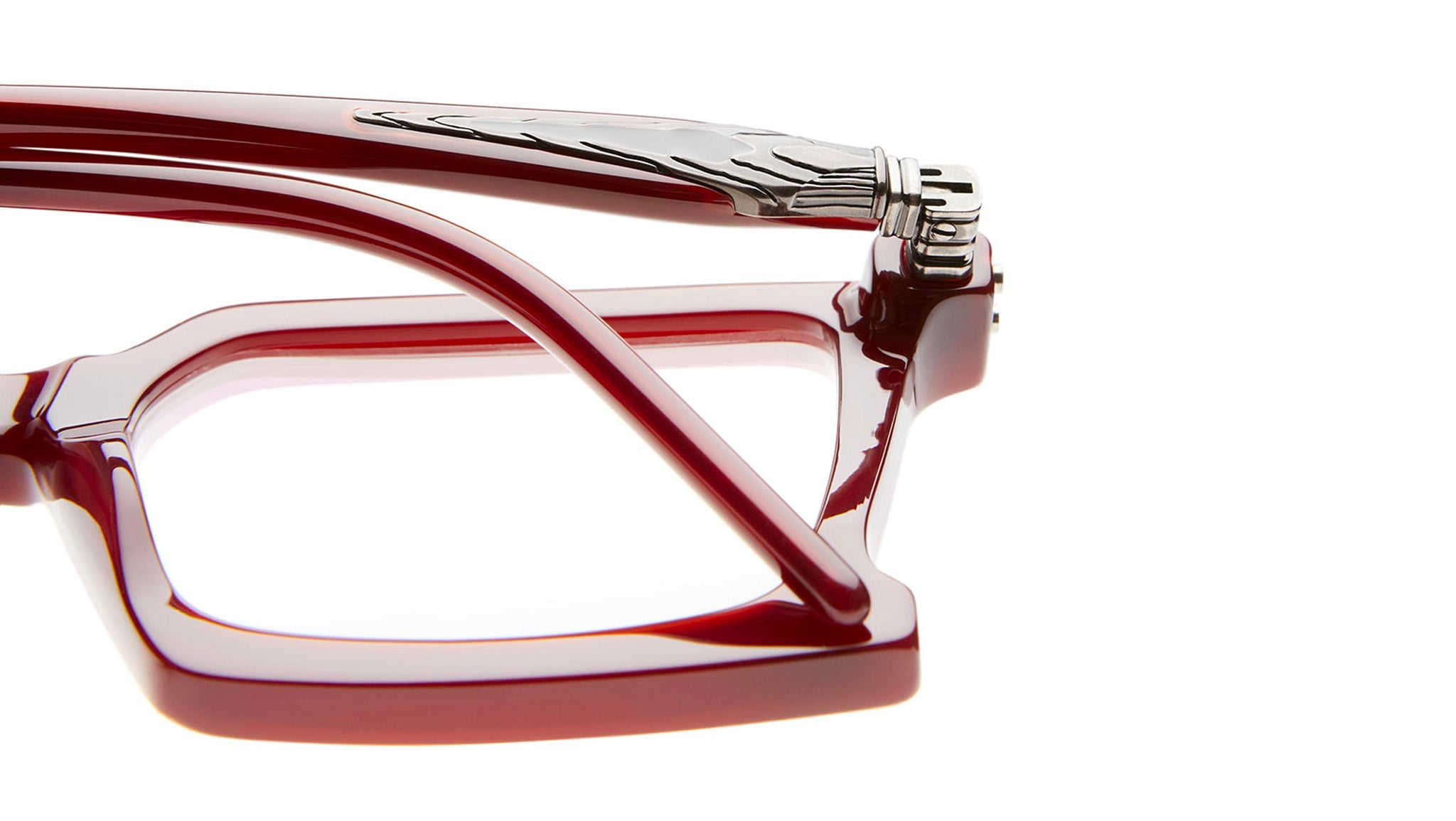 Occhiali da vista KUBORAUM D72 Bordeaux antique gunmetal