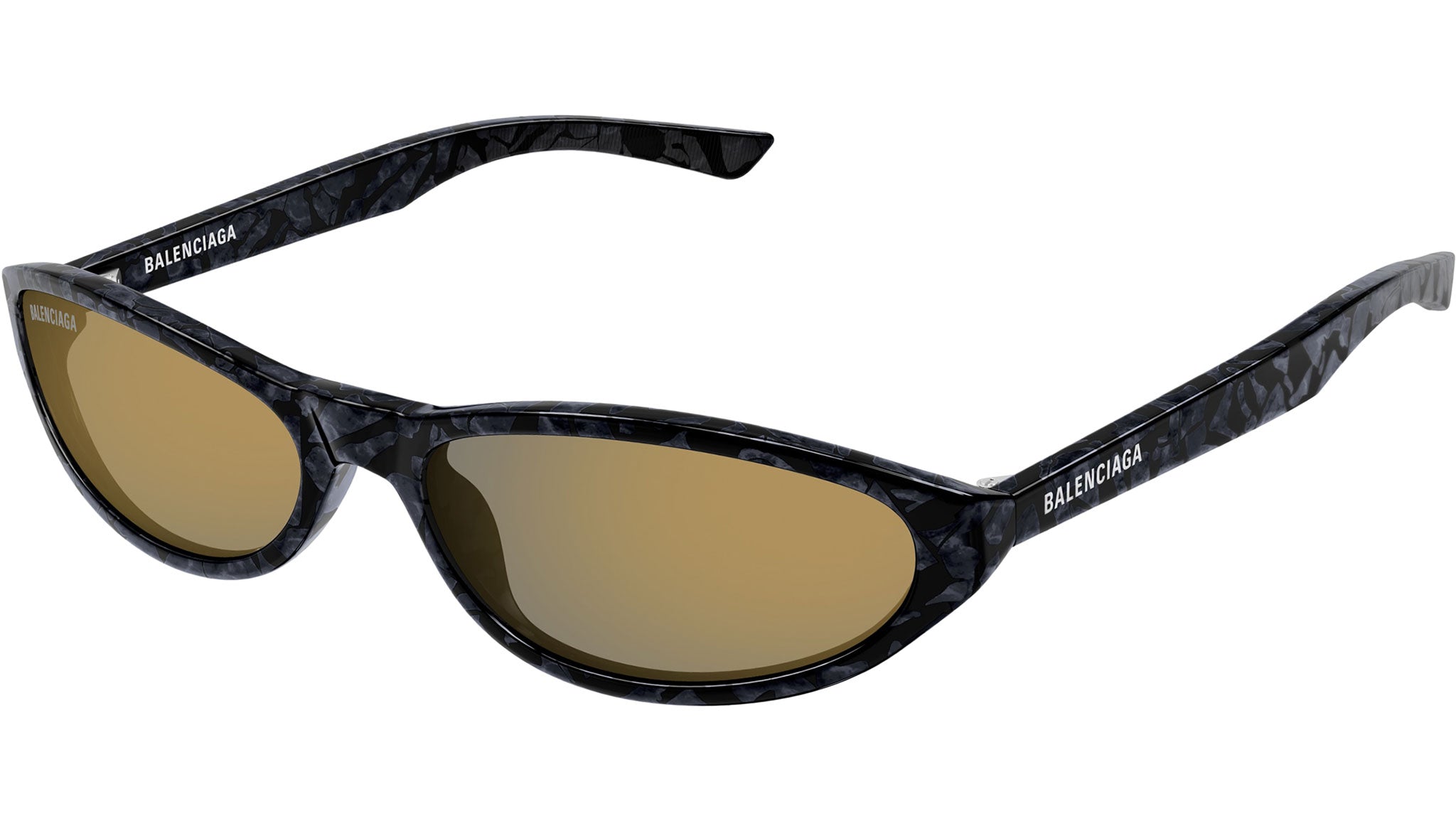 Occhiali da sole BALENCIAGA BB0007S Shiny black pearled havana