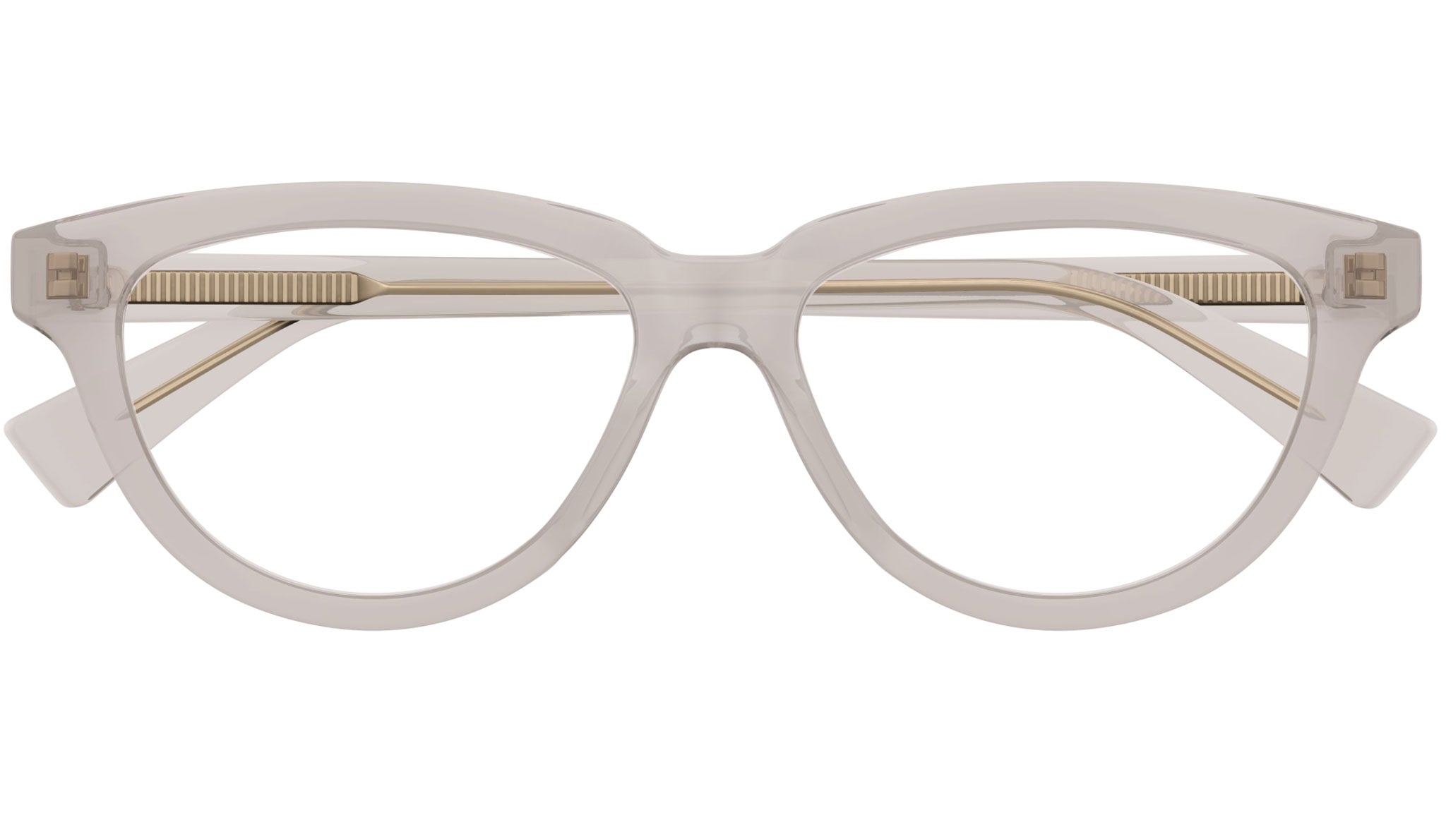 Occhiali da vista BOTTEGA VENETA BV1366O Shiny transparent taupe