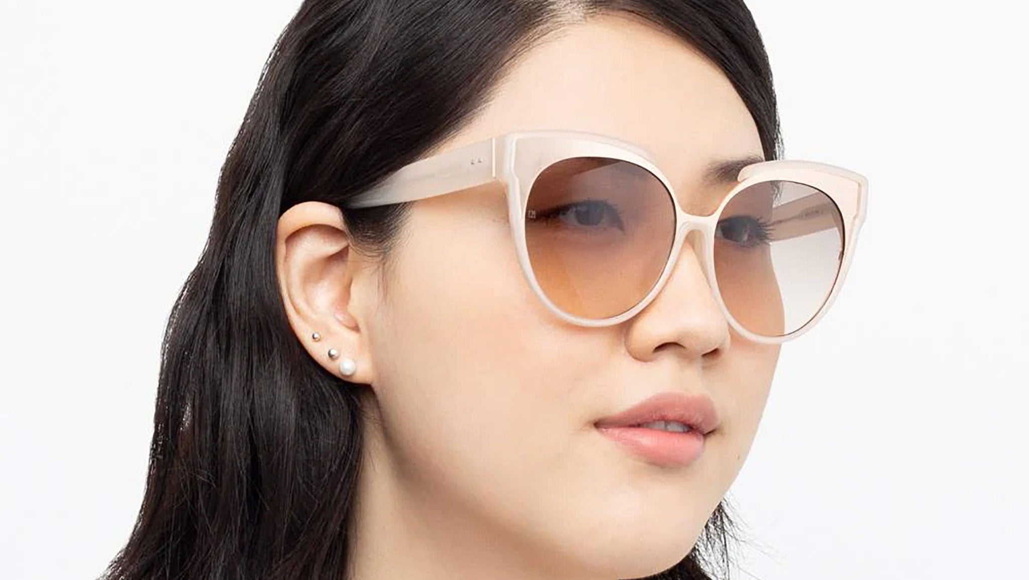 Occhiali LINDA FARROW Sami Rose milky