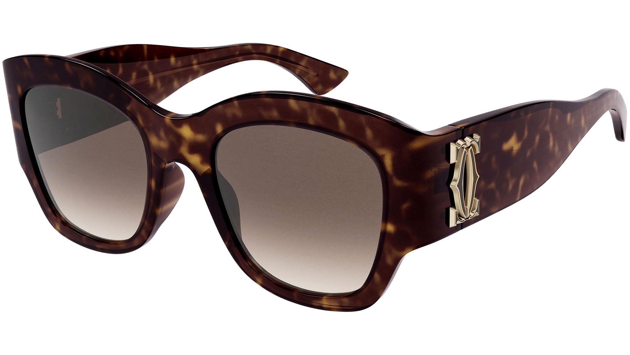Occhiali da sole CARTIER CT0304S Dark tortoiseshell effect