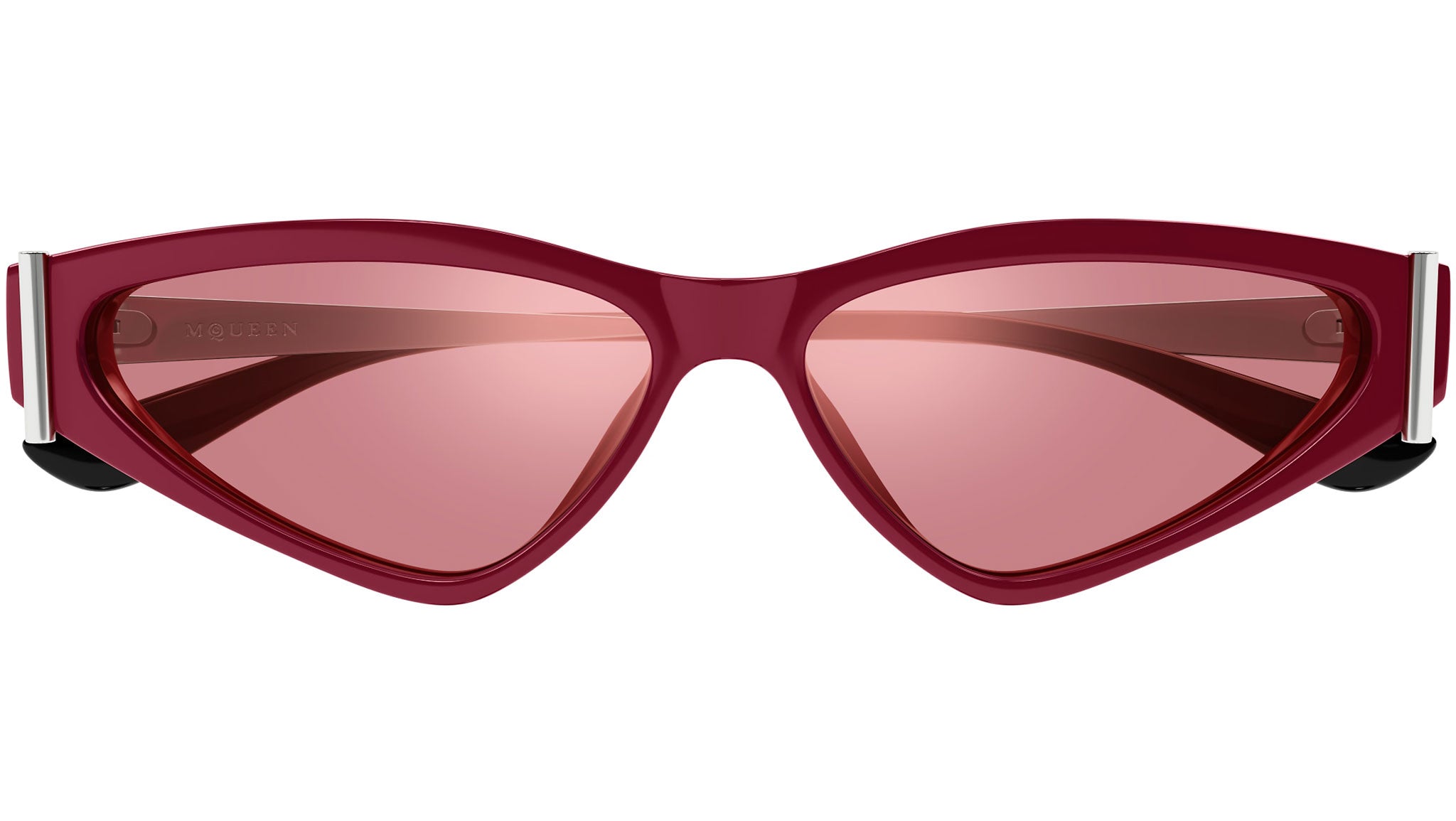 Occhiali da sole ALEXANDER MCQUEEN AM0493S Shiny solid red