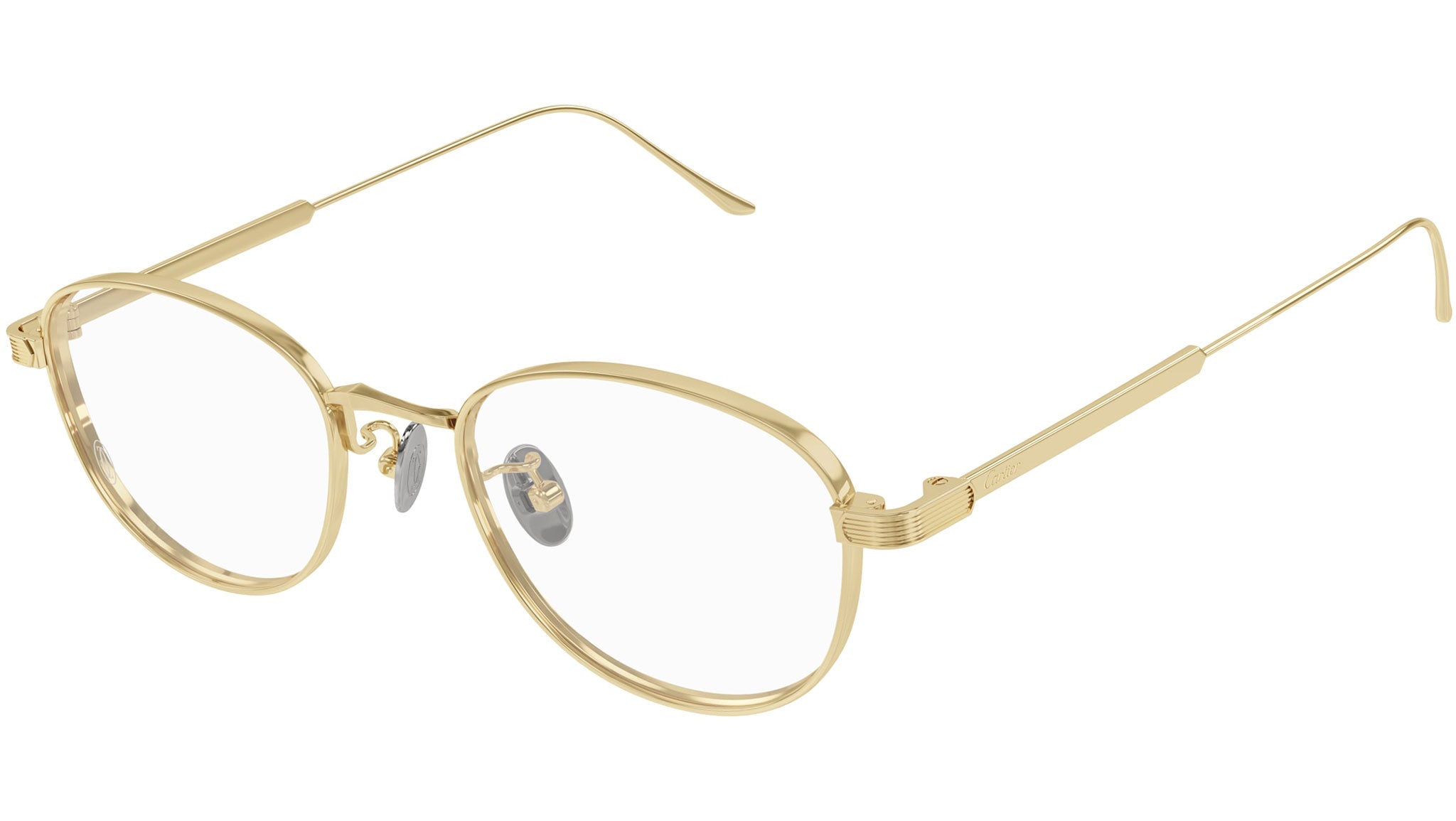 Occhiali da vista CARTIER CT0562OA Smooth golden finish