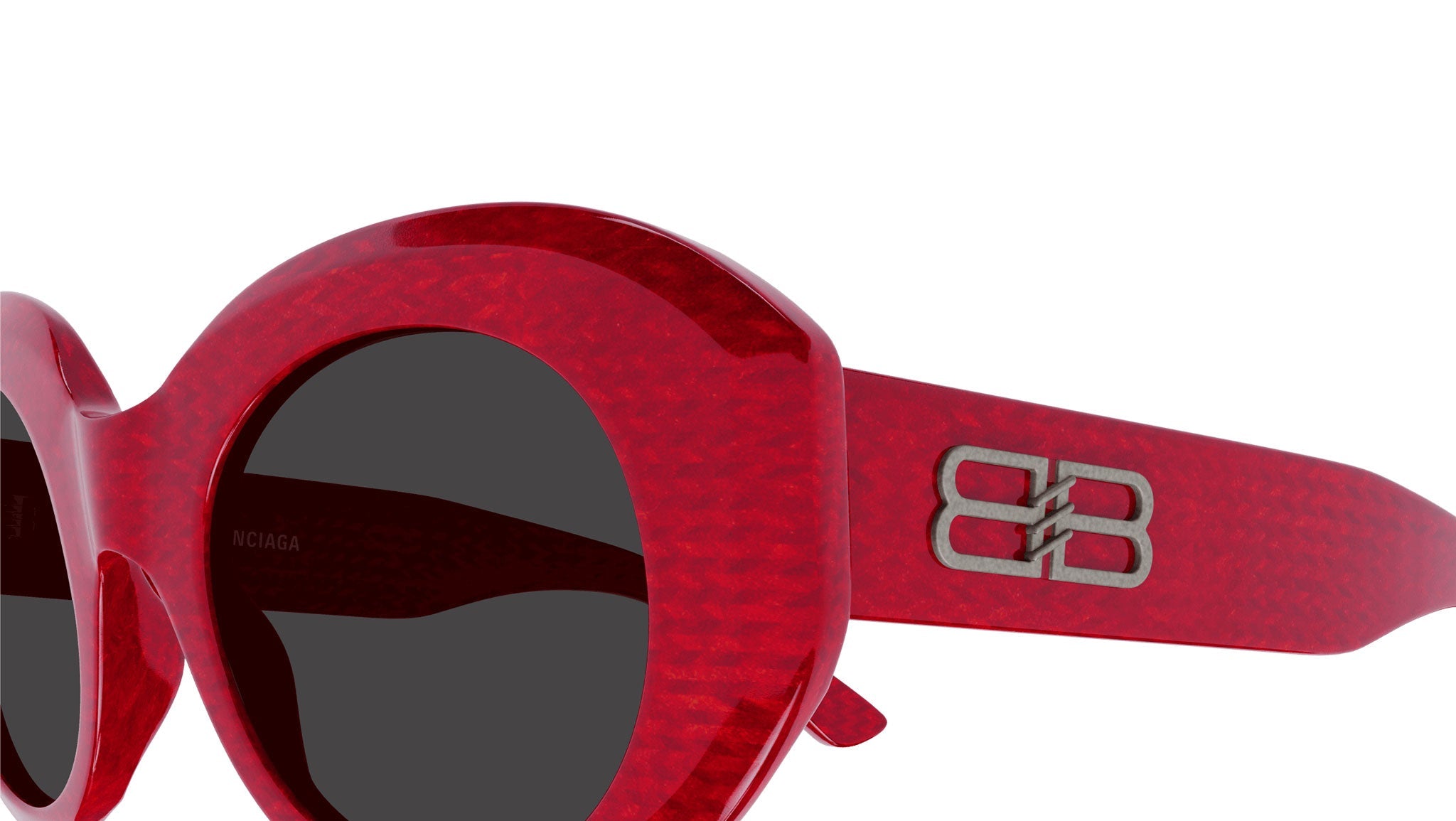Occhiali da sole BALENCIAGA BB0235S Shiny red carbon fiber