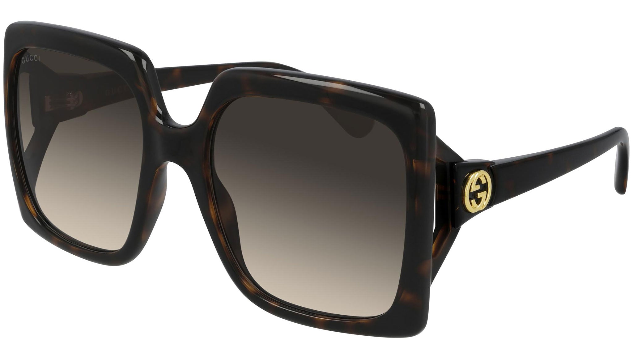 Occhiali da sole GUCCI GG0876S Shiny dark havana