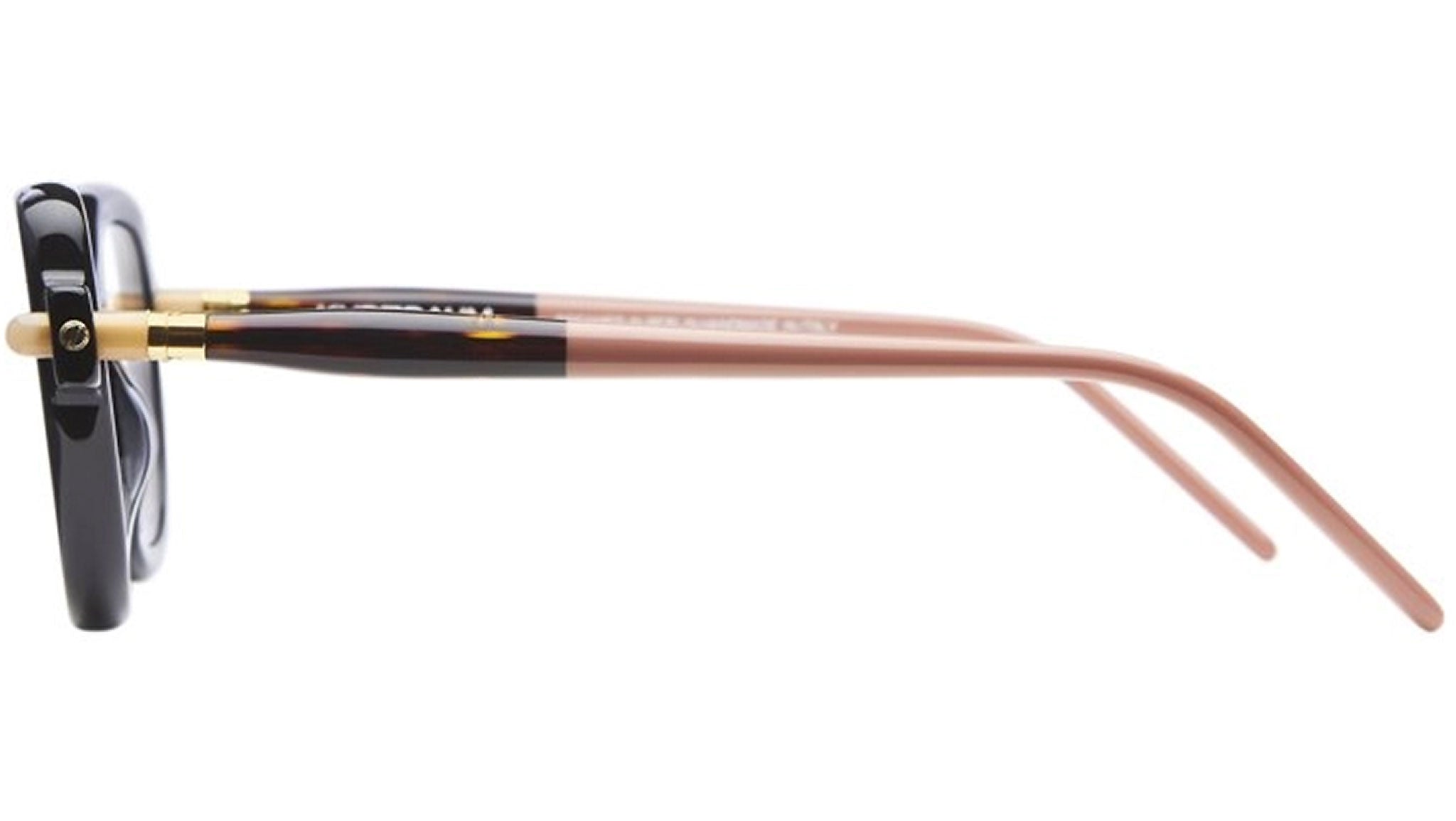 Occhiali da vista KUBORAUM P5 Black shine tortoise and antique pink