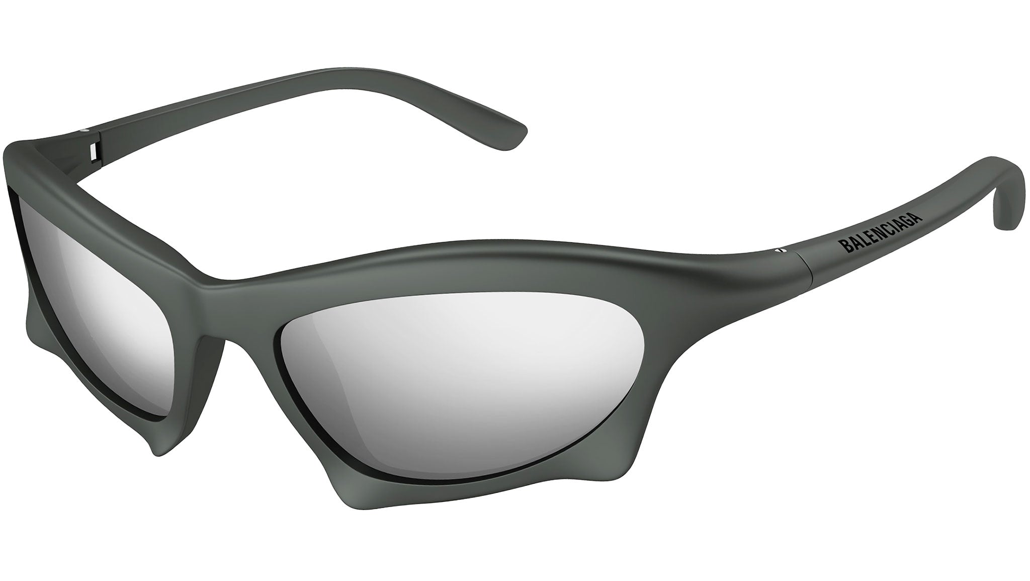 Occhiali da sole BALENCIAGA BB0229S Matte solid metallic dark ruthenium