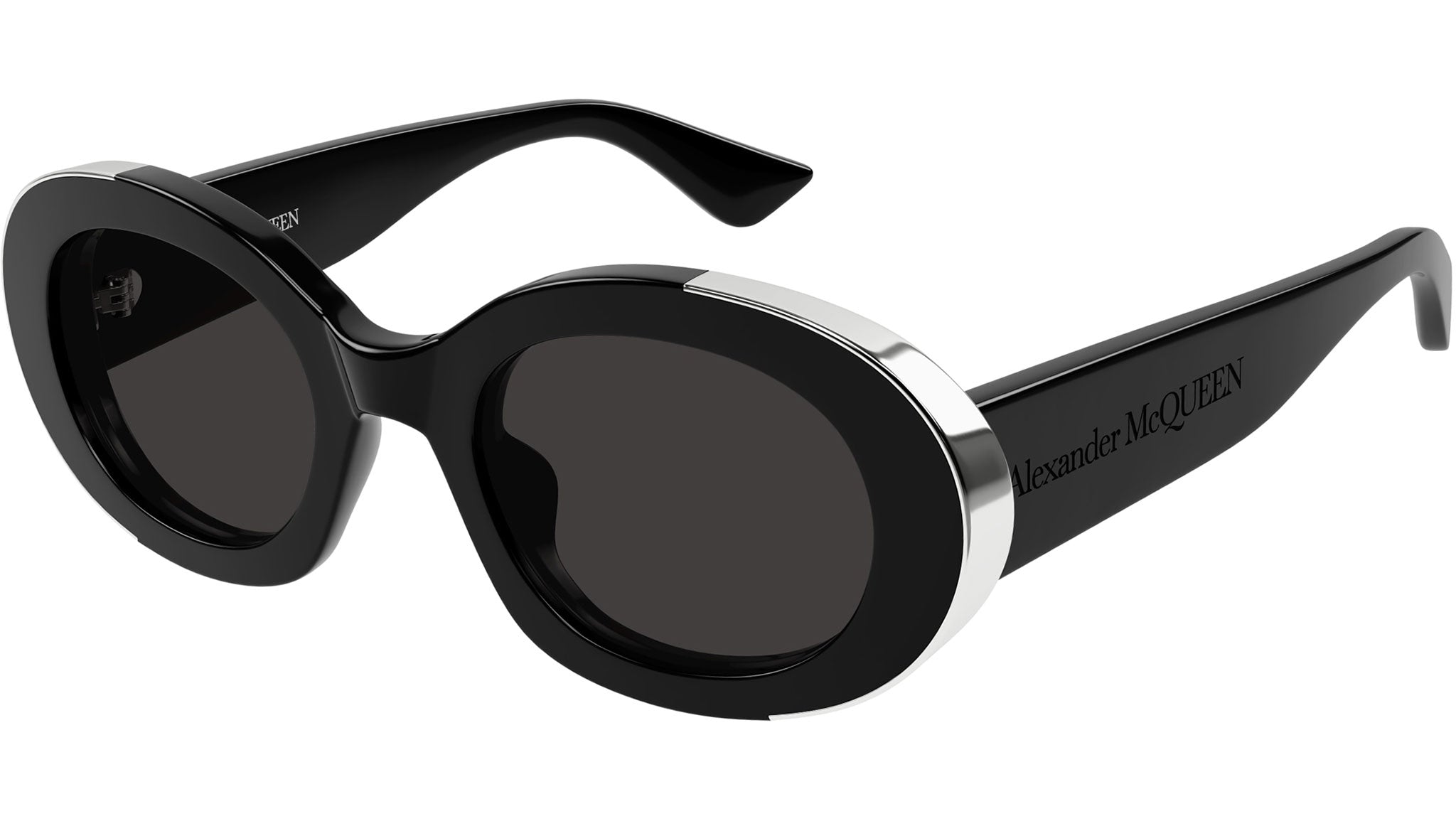 Occhiali da sole ALEXANDER MCQUEEN AM0445S Shiny solid black