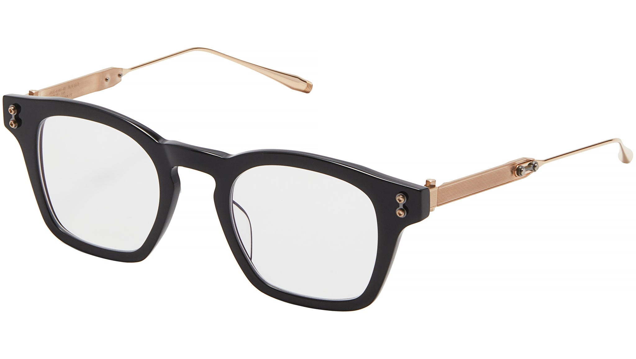 Occhiali AKONI Wise Black brushed white gold