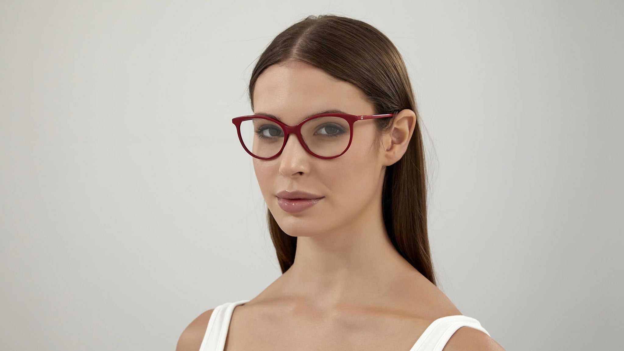 Occhiali da vista GUCCI Shiny solid red