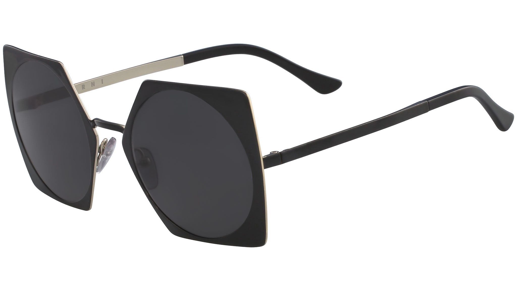 occhiali da sole MARNI ME105S Outside black and inside yellow gold