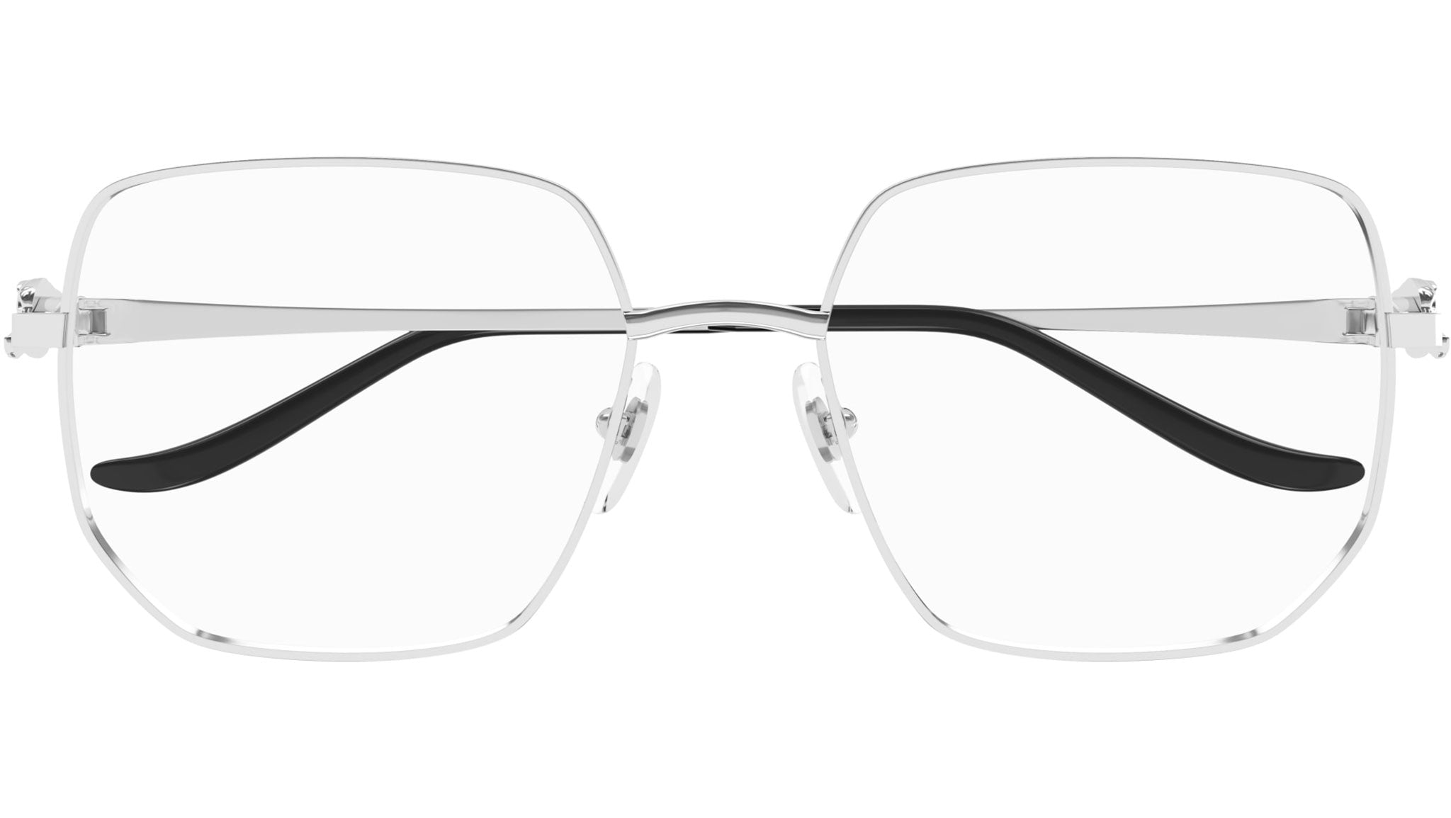 Occhiali da vista CARTIER CT0568O Smooth platinum finish