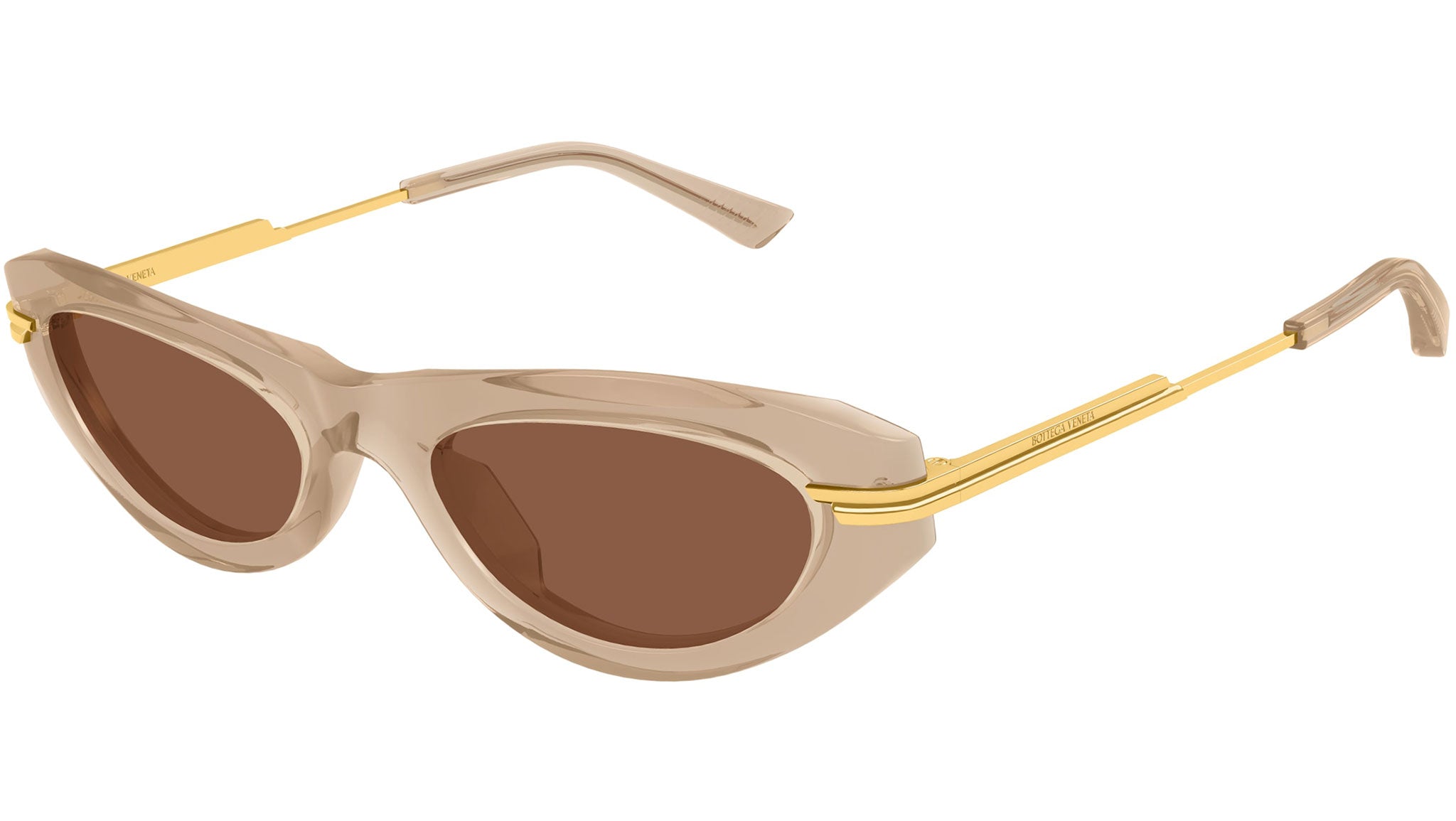 Occhiali da sole BOTTEGA VENETA BV1368S Shiny transparent light brown