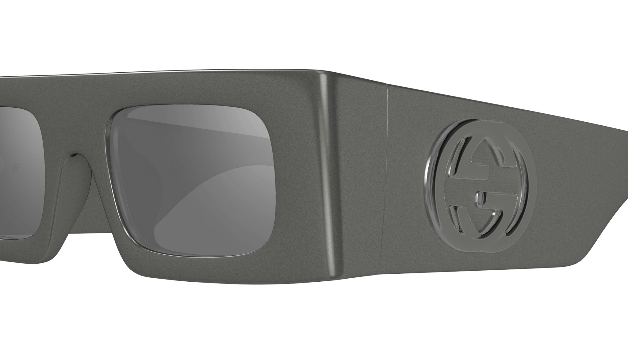Occhiali da sole GUCCI GG1646S Shiny metallic dark ruthenium