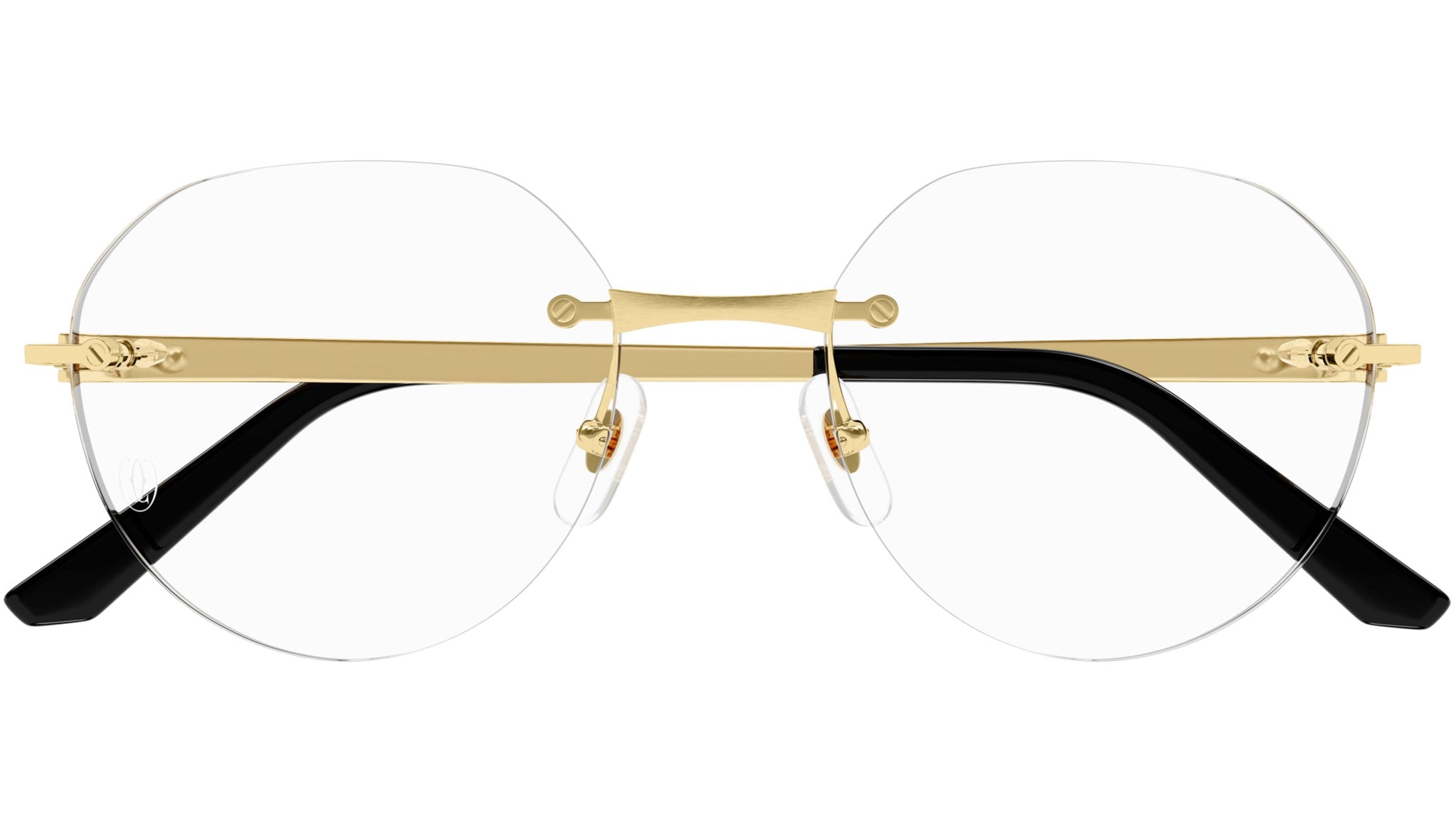 Occhiali da vista CARTIER CT0408O Smooth golden finish