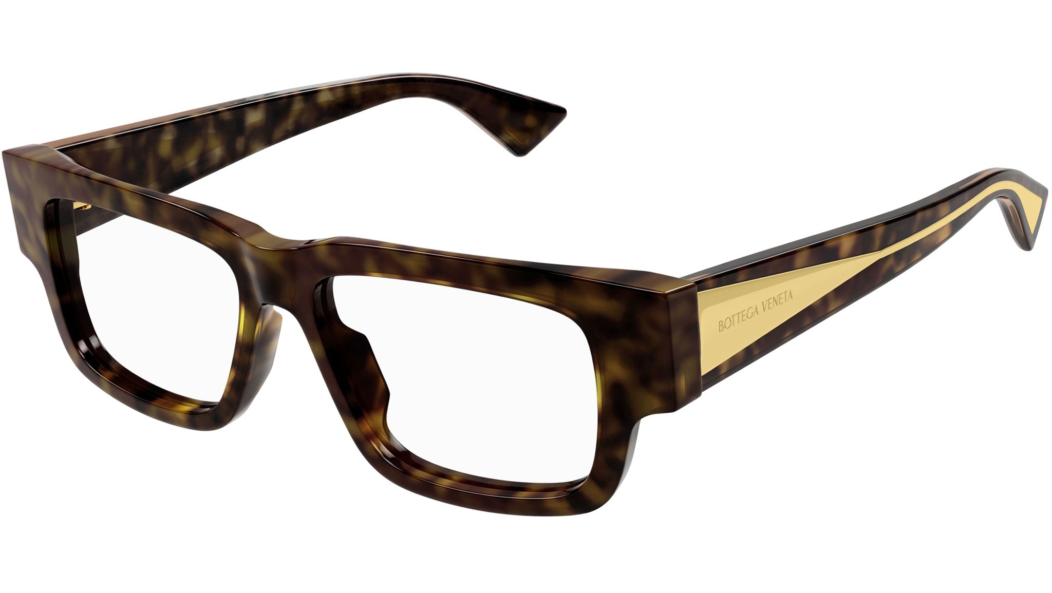 Occhiali da vista BOTTEGA VENETA BV1280O Shiny dark havana