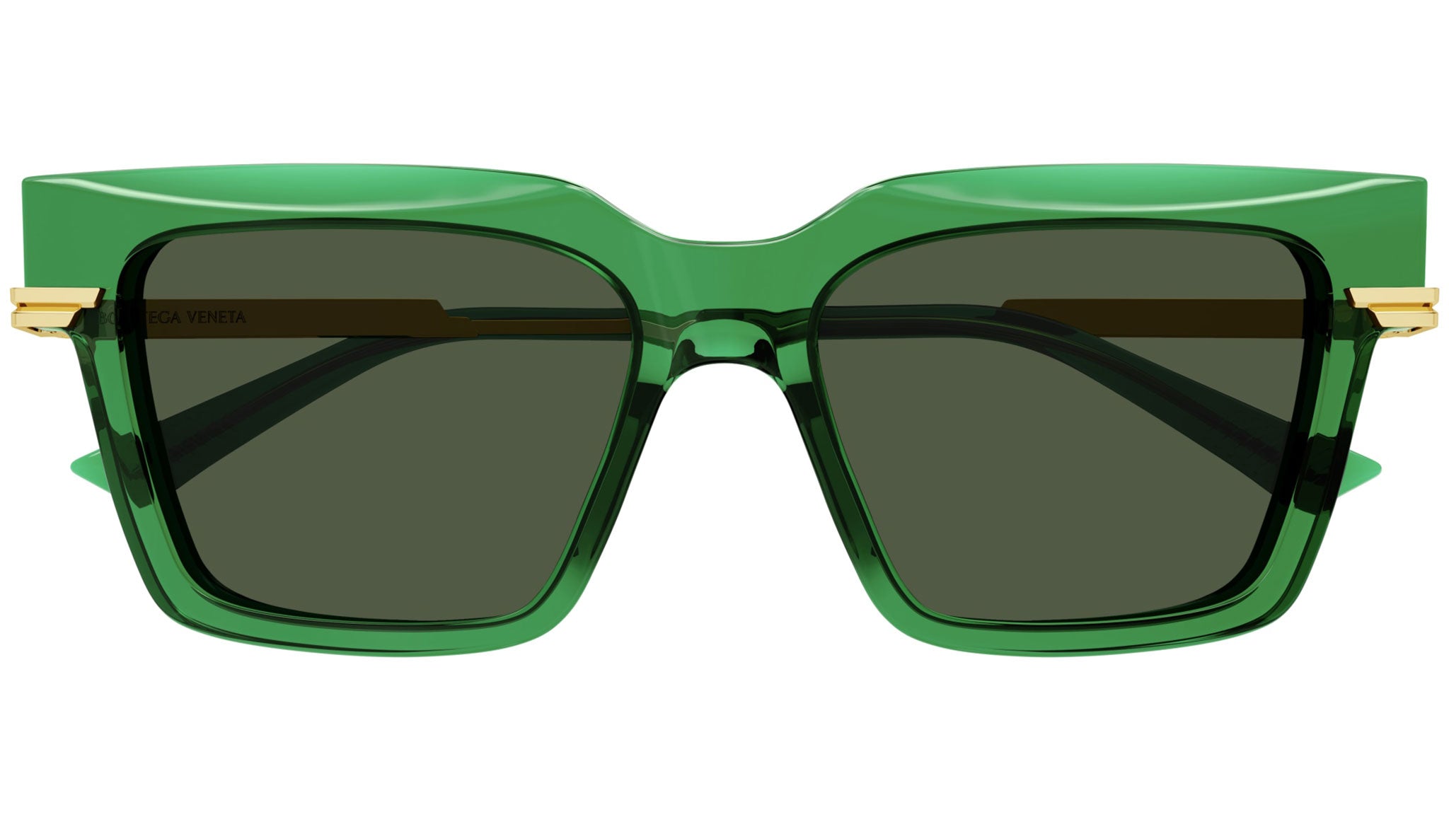 Occhiali da sole BOTTEGA VENETA BV1242S Shiny transparent green