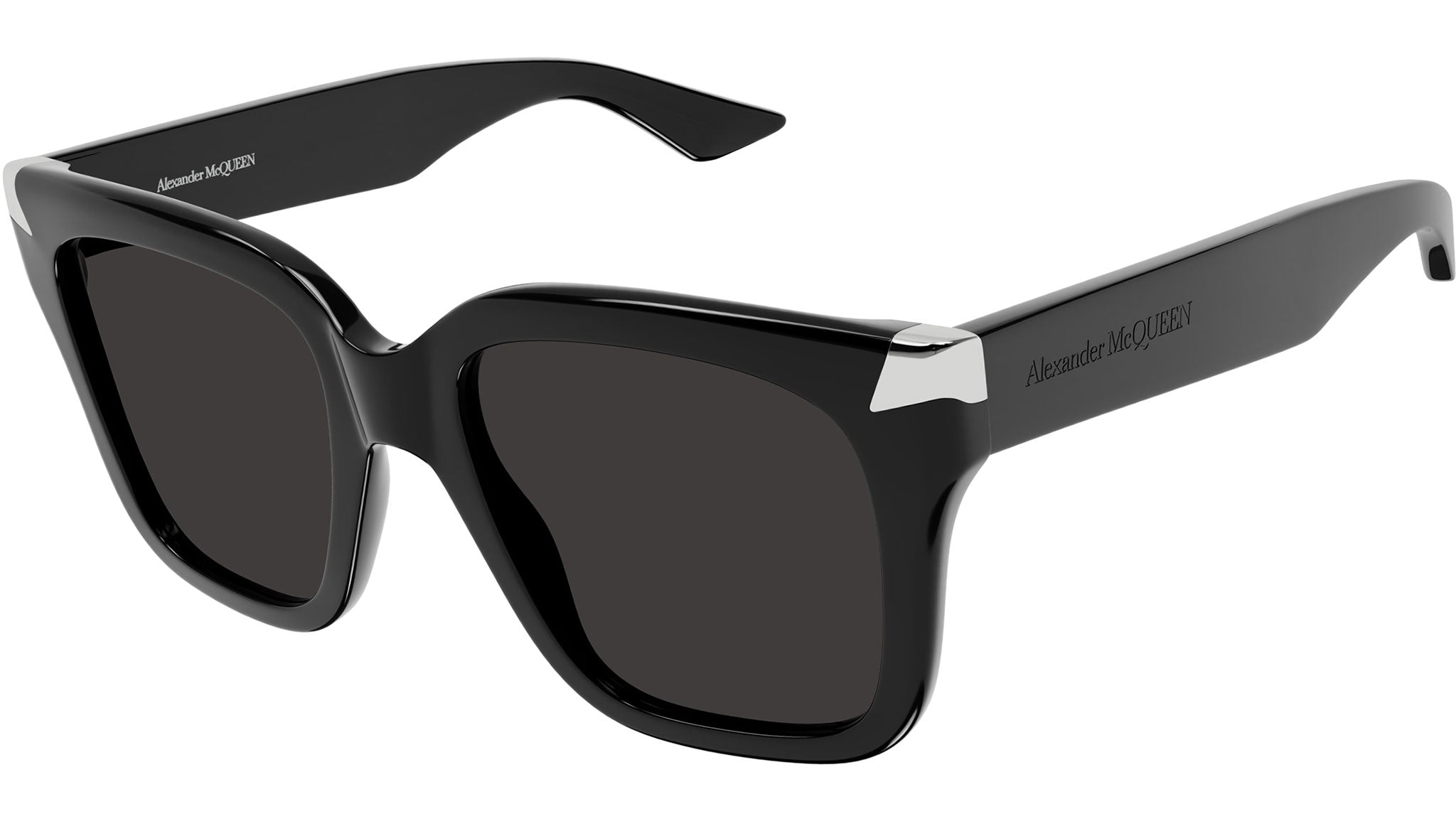 Occhiali da sole ALEXANDER MCQUEEN AM0440S Shiny solid black