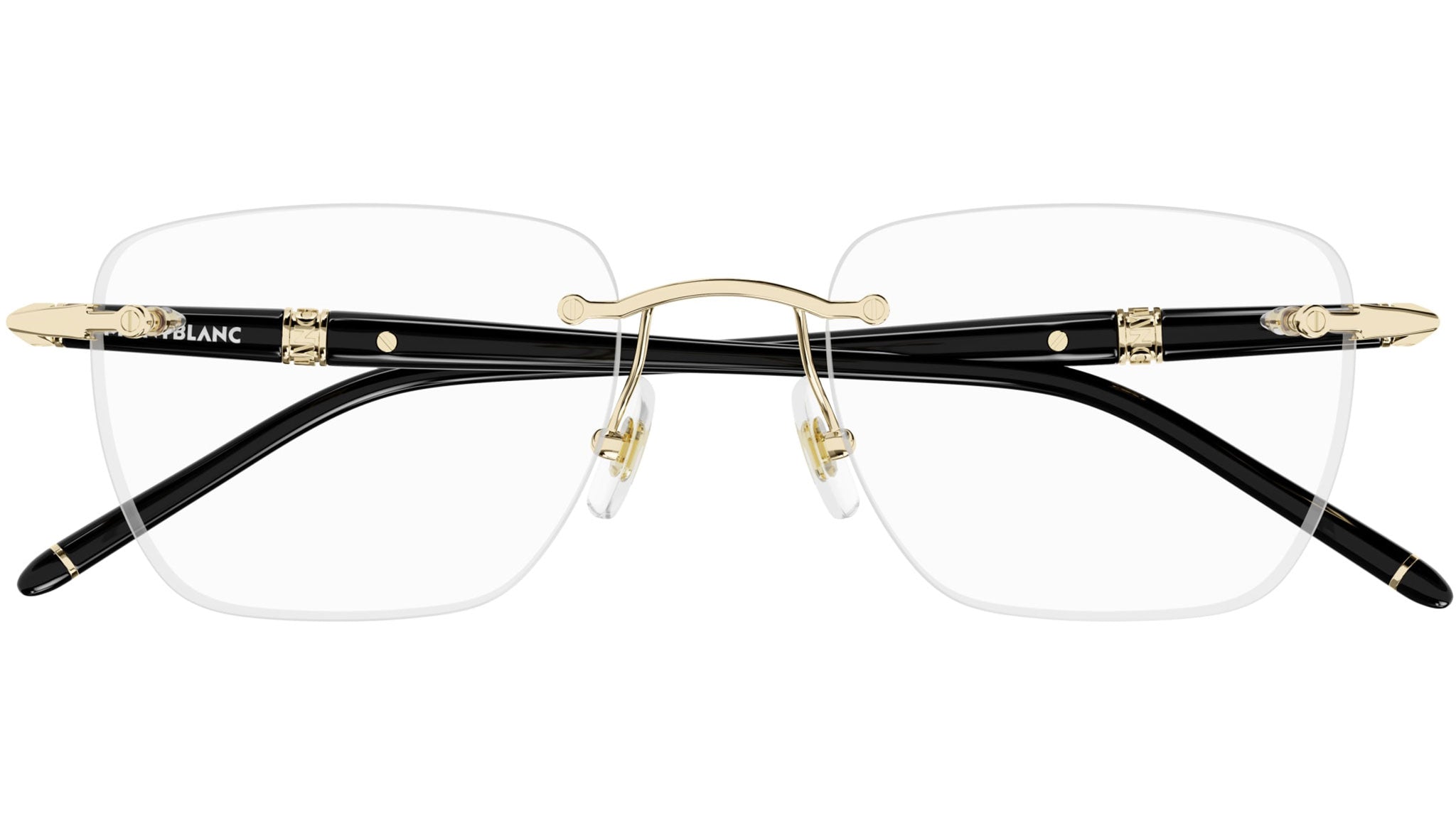 Occhiali da vista MONTBLANC MB0346O Shiny light gold