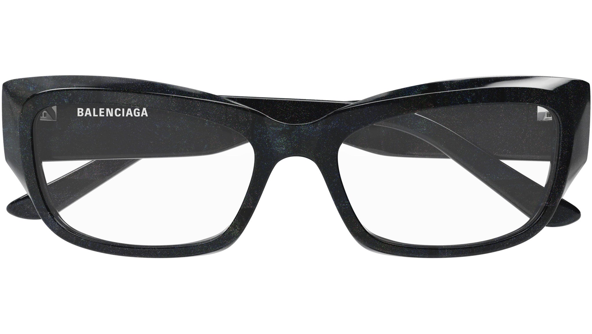 Occhiali da vista BALENCIAGA BB0399O Shiny black "hanger" glitter havana