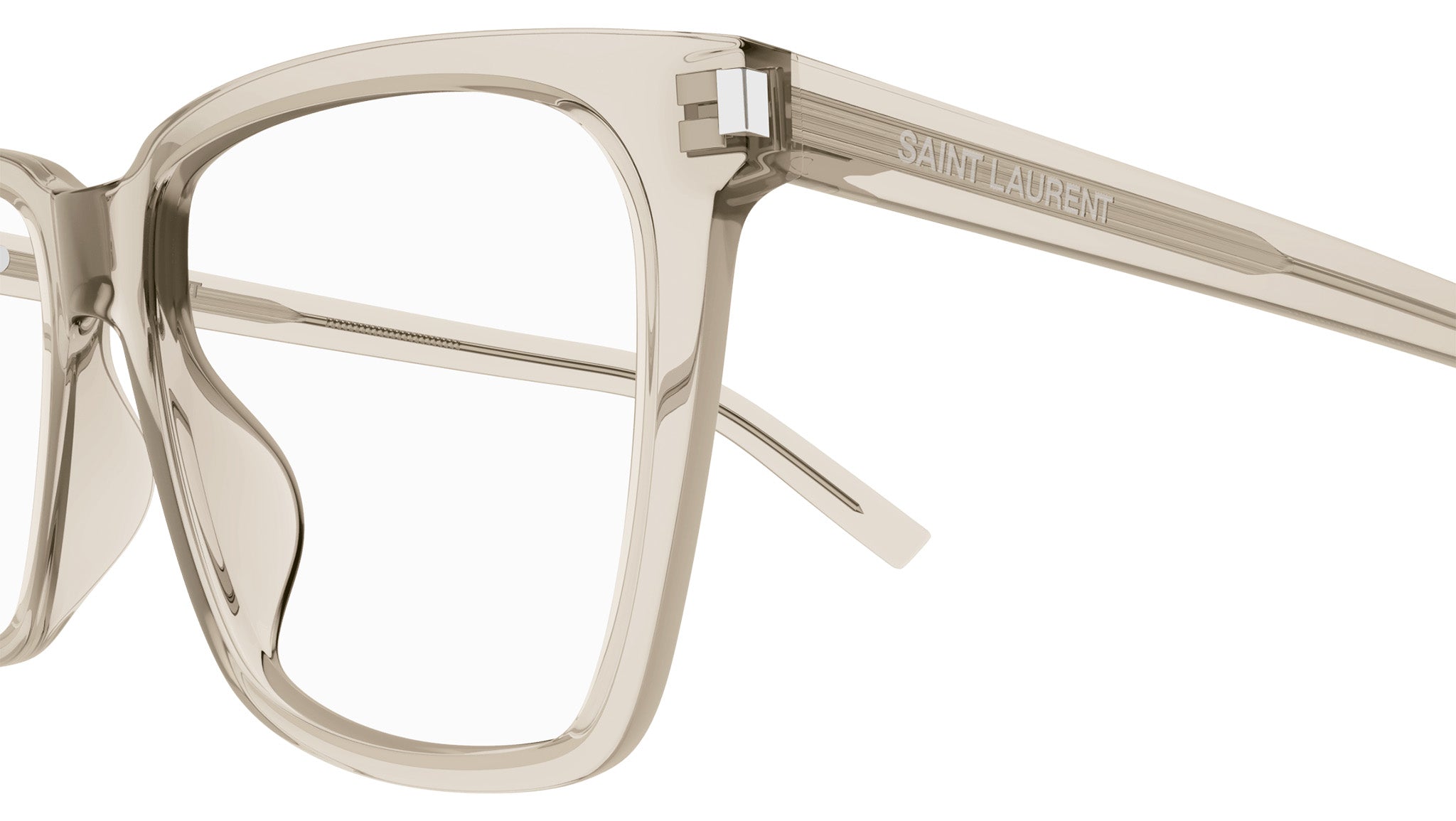 Occhiali da vista SAINT LAURENT SL717 Shiny transparent cream