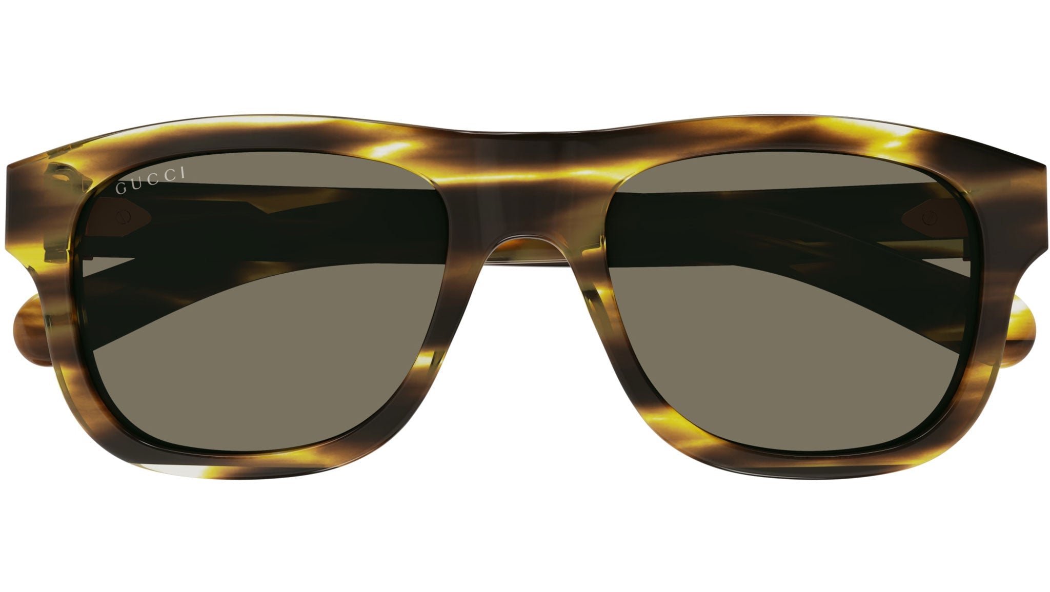 Occhiali da sole GUCCI GG1509S Shiny striped dark havana