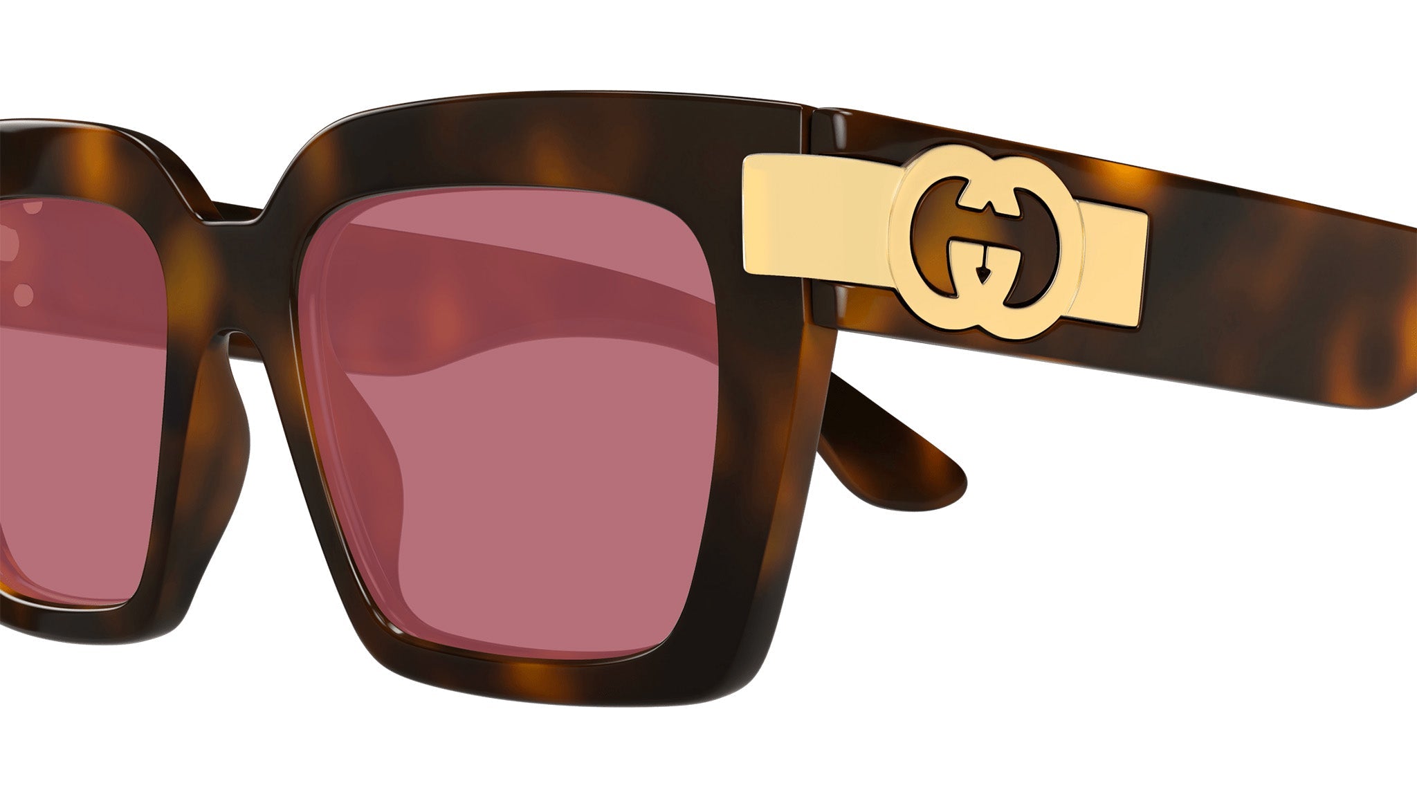 Occhiali da sole GUCCI GG1689S Shiny medium havana