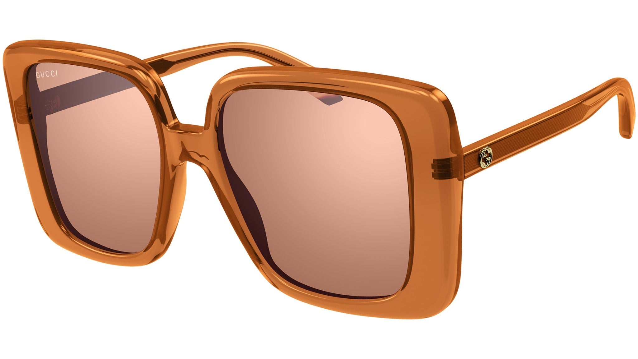Occhiali da sole GUCCI GG1314S Shiny transparent rust