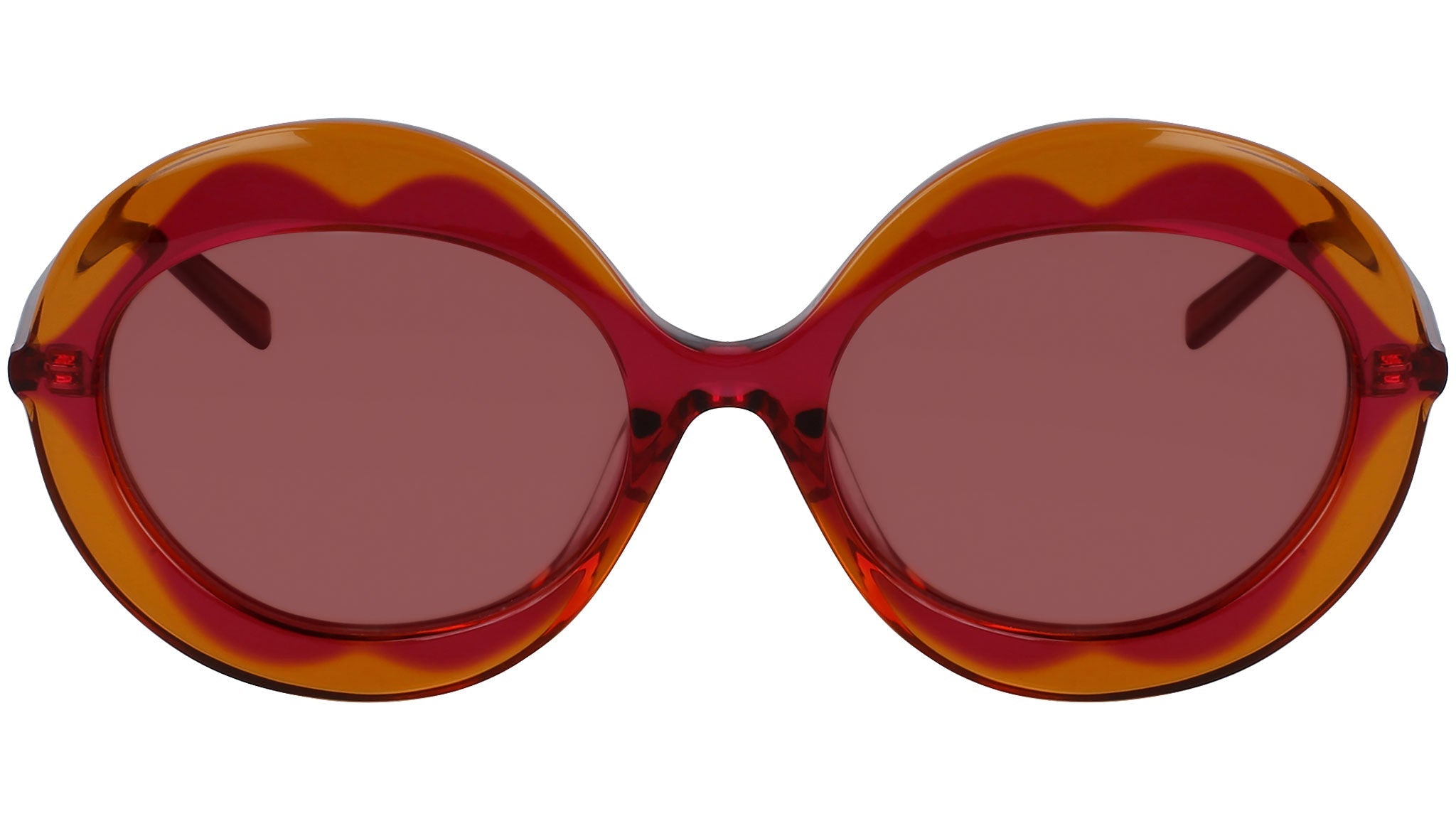 occhiali da sole MARNI ME630S Transparent wine and transparent brick