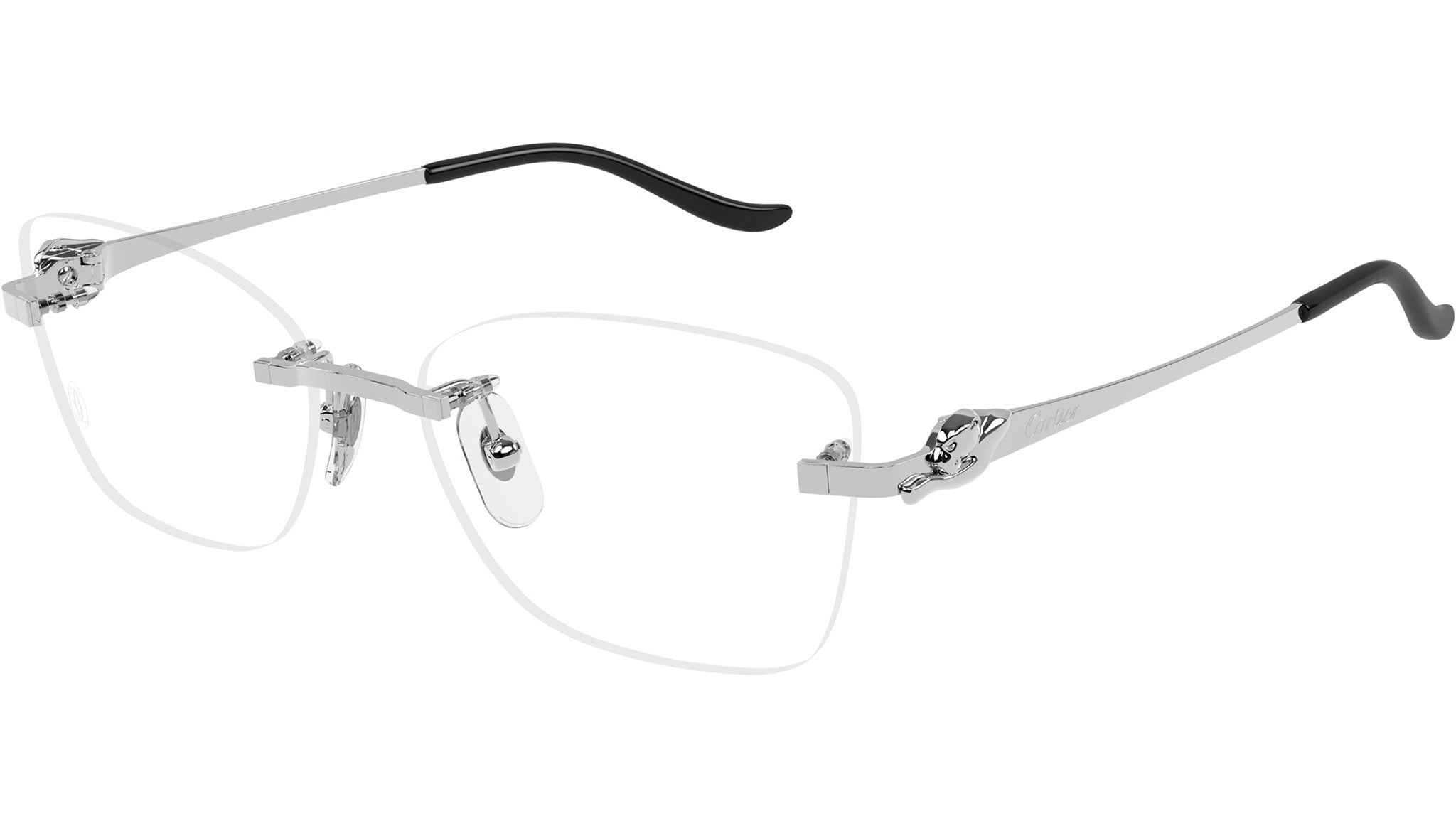 Occhiali da vista CARTIER CT0522O Smooth platinum finish