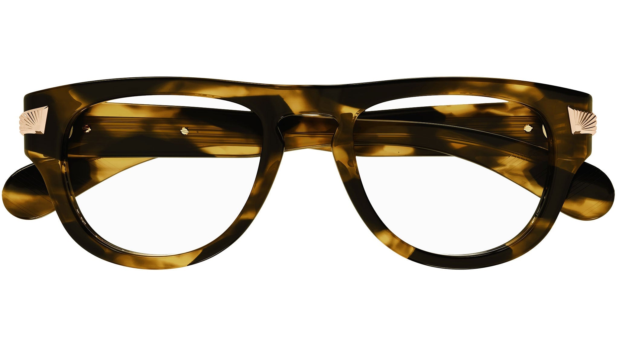 Occhiali da vista GUCCI GG1519O Shiny dark havana with black big spots
