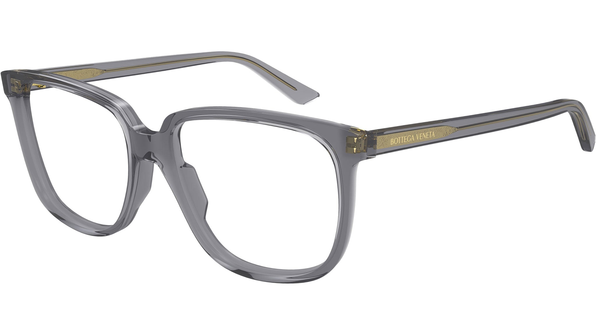 Occhiali da vista BOTTEGA VENETA BV1315O Shiny transparent grey