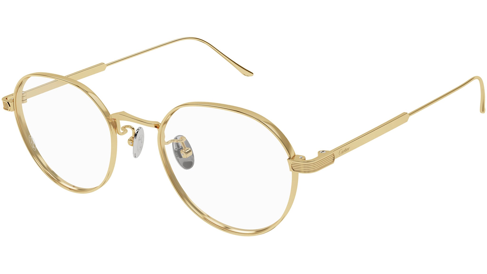 Occhiali da vista CARTIER CT0561OA Smooth golden finish