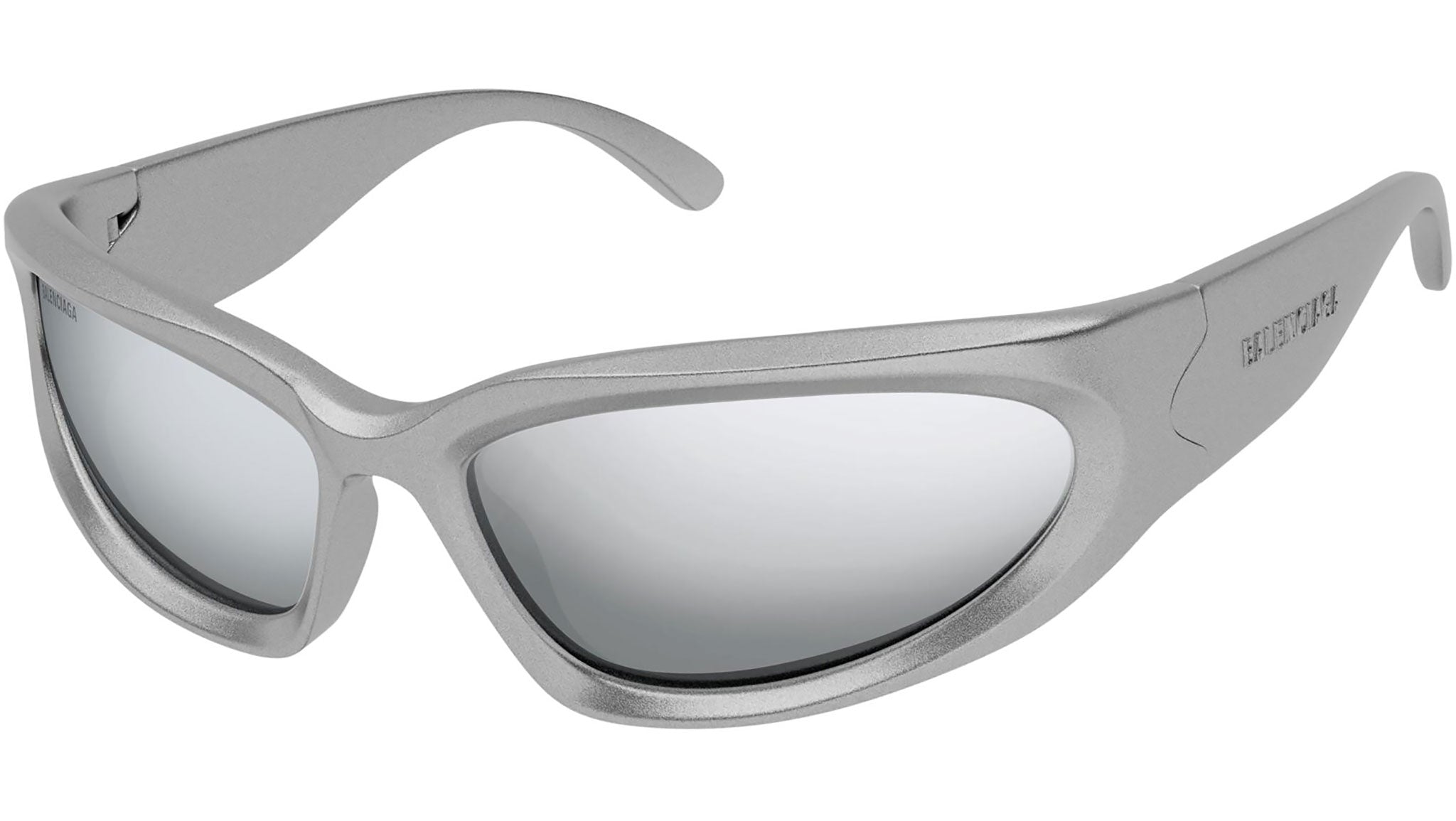 Occhiali da sole BALENCIAGA BB0157S Shiny metallized silver