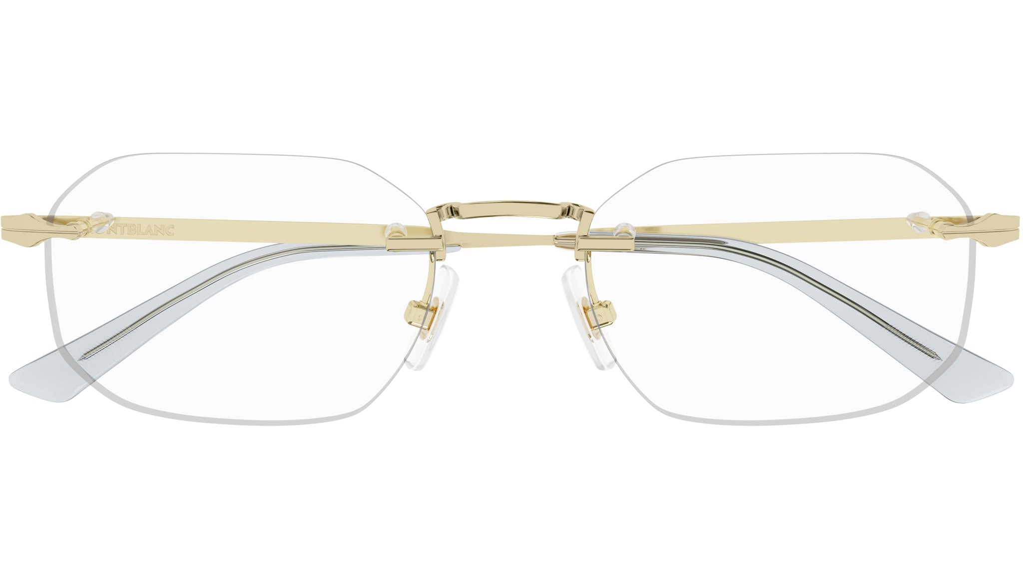 Occhiali da vista MONTBLANC MB0307O Shiny light gold