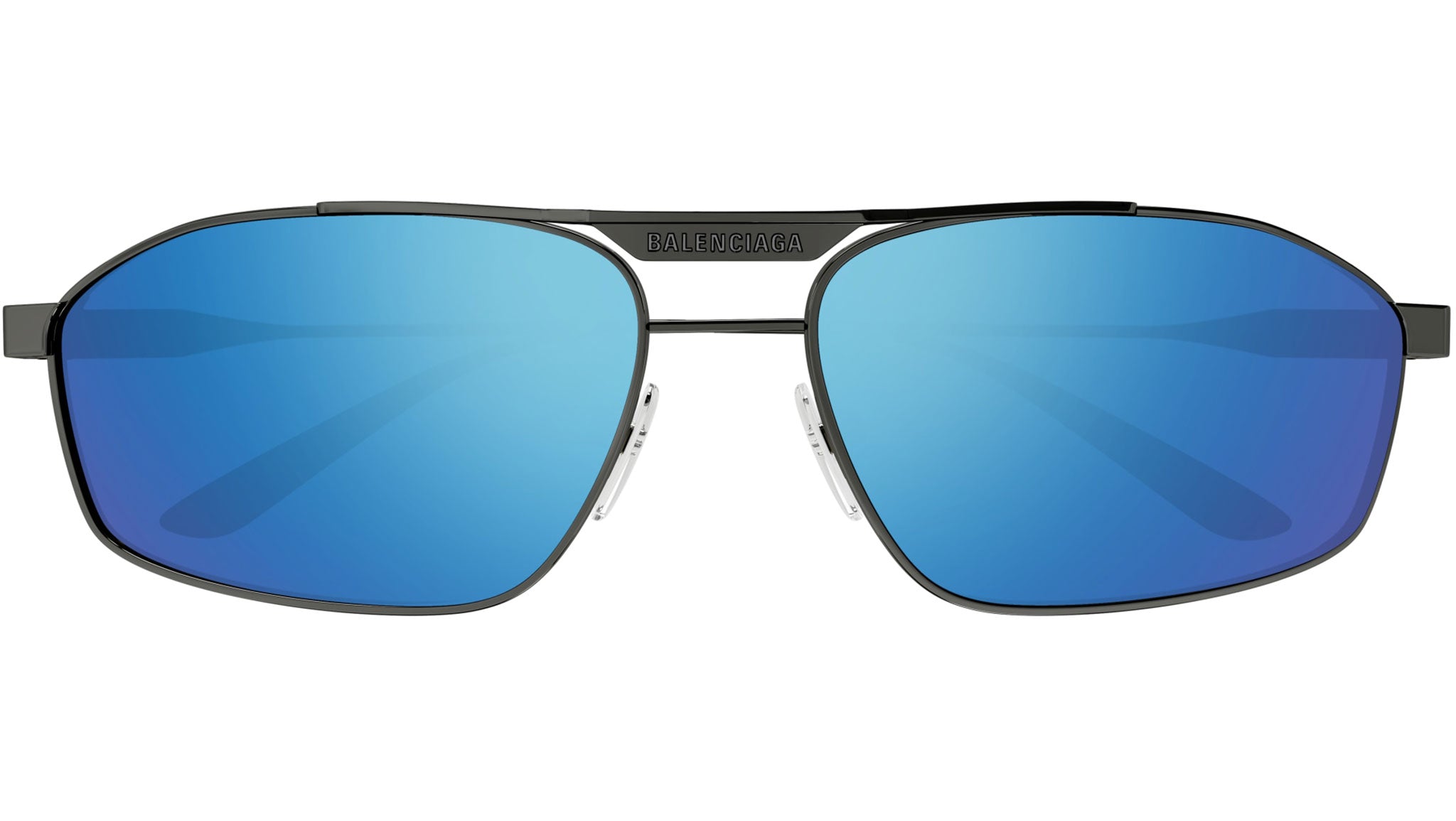 Occhiali da sole BALENCIAGA BB0416S Shiny dark ruthenium