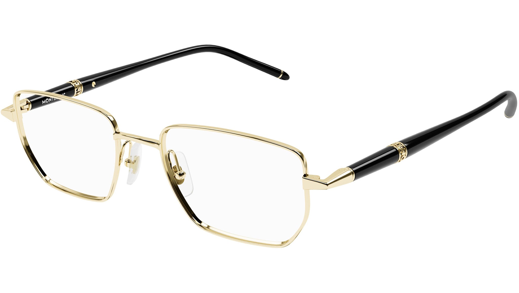 Occhiali da vista MONTBLANC MB0347O Shiny light gold