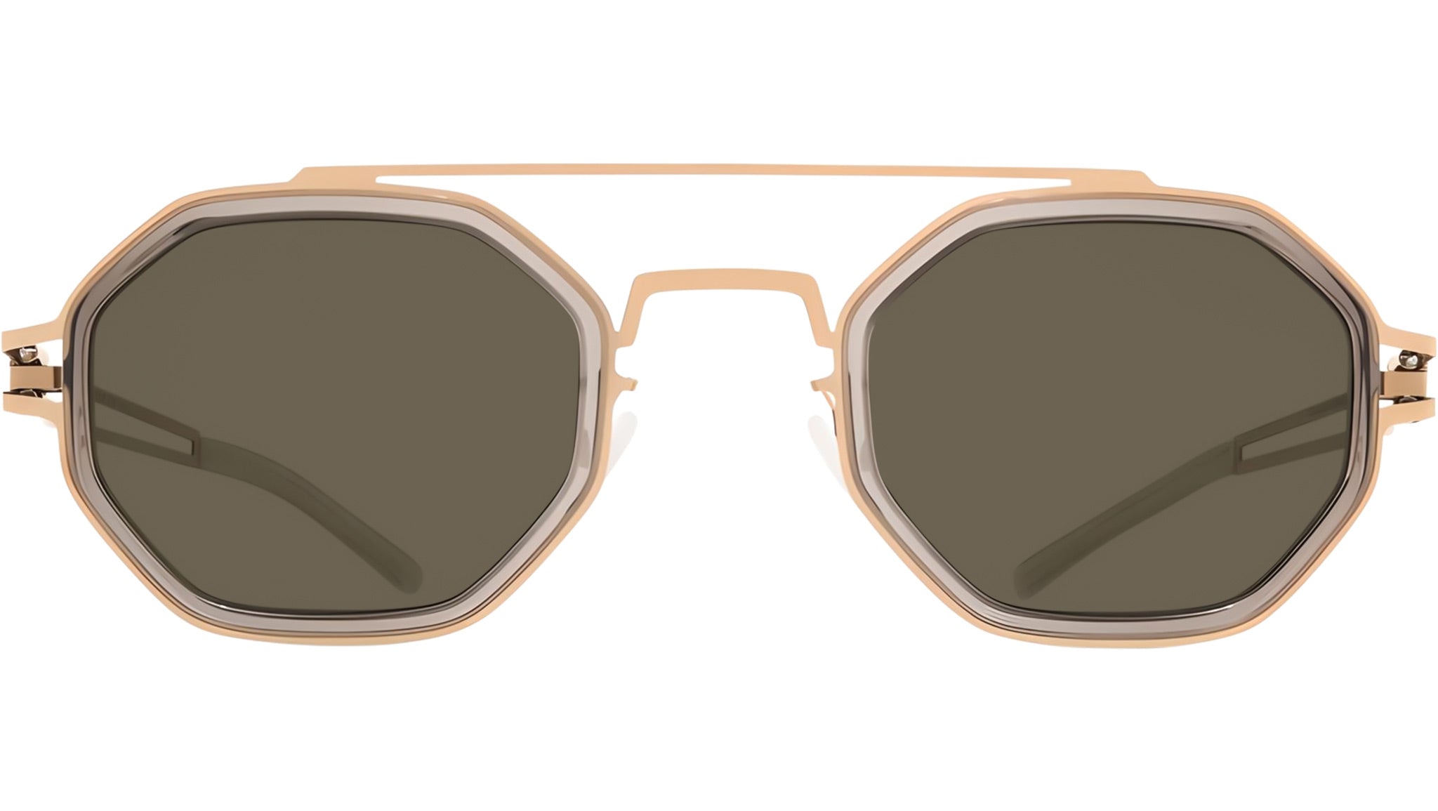 Occhiali da sole MYKITA ARTURO Champagne gold clear ash