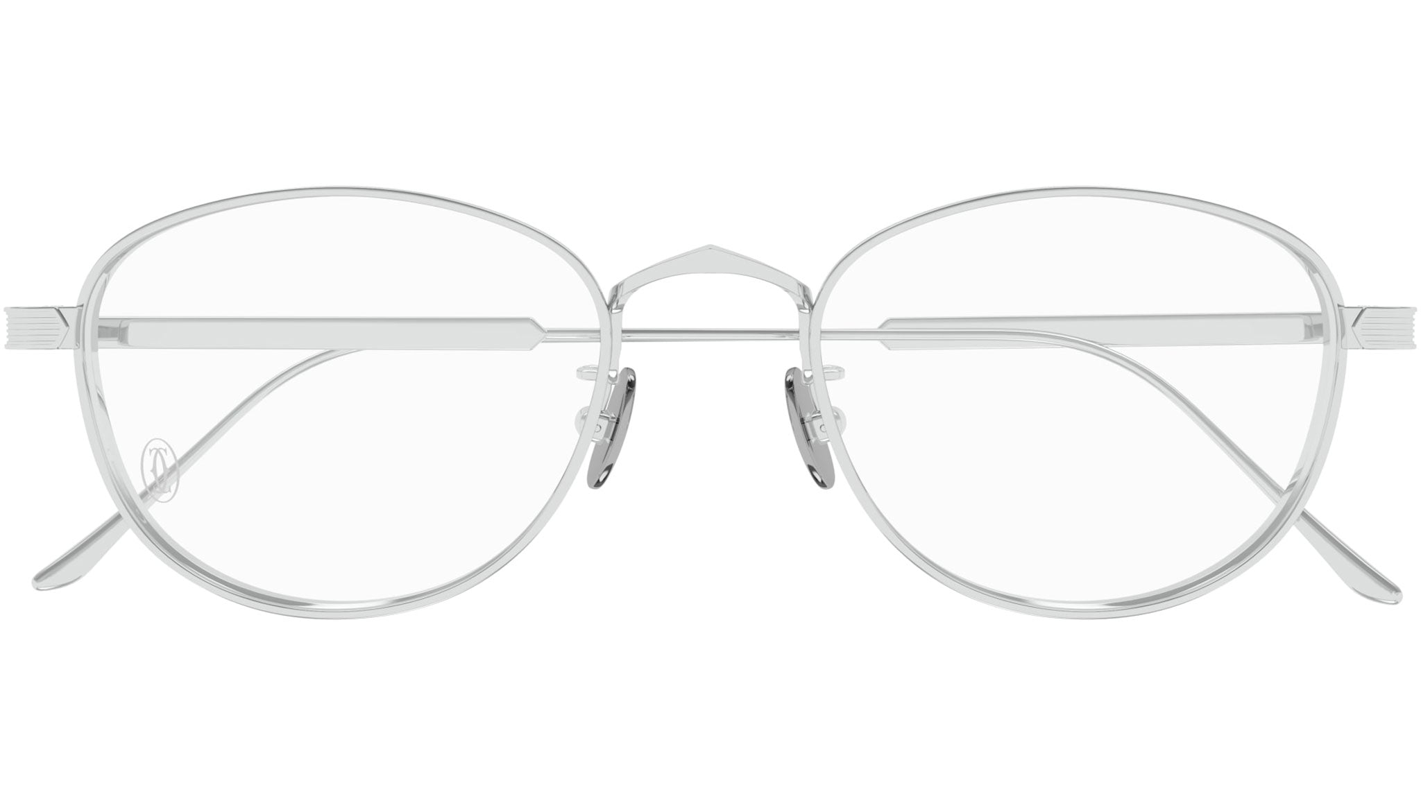 Occhiali da vista CARTIER CT0562OA Smooth platinum finish