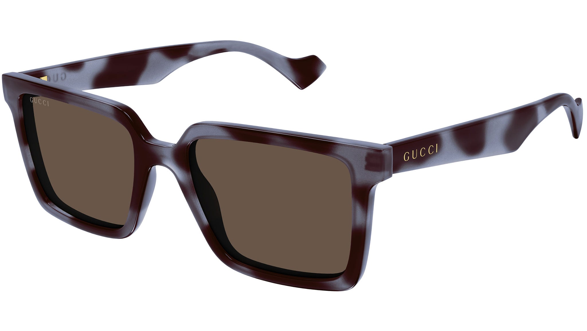 Occhiali da sole GUCCI GG1540S Shiny opal grey spotted havana