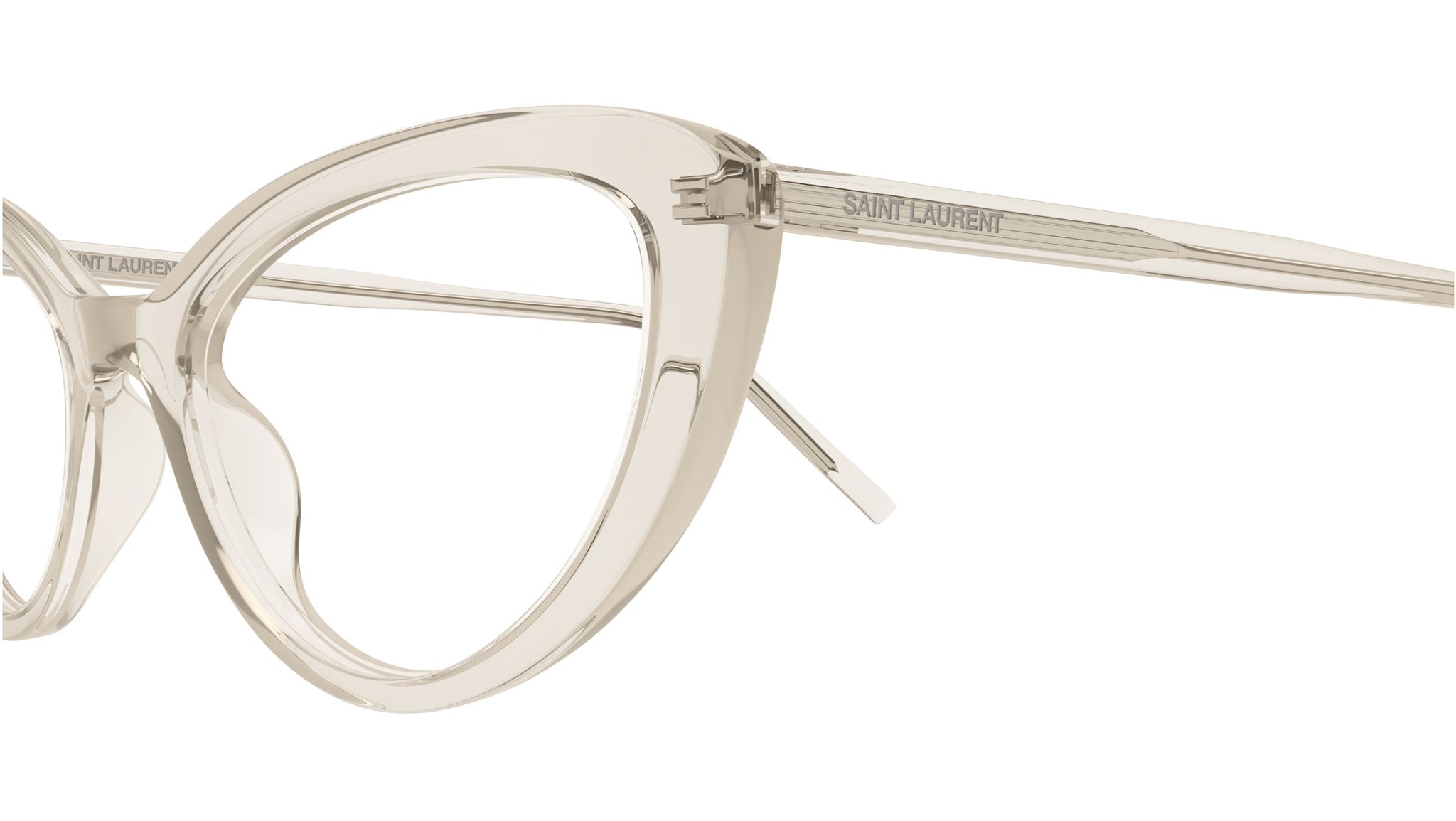 Occhiali da vista SAINT LAURENT SL777 Shiny transparent cream