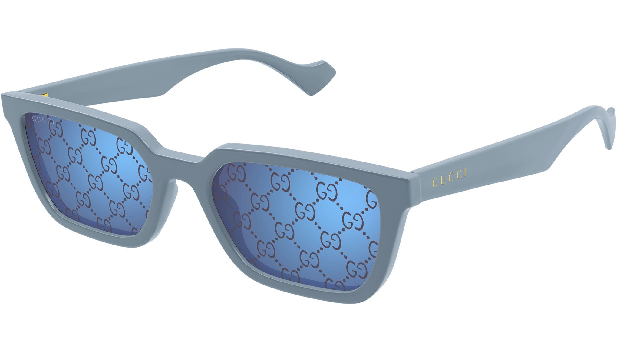 Occhiali da sole GUCCI GG1539S Shiny solid dusty light blue