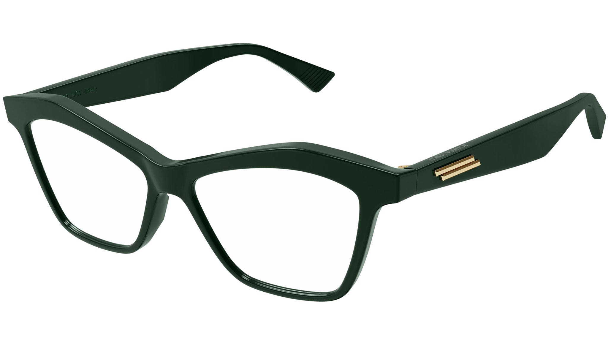 Occhiali da vista BOTTEGA VENETA BV1096O Shiny solid dark green