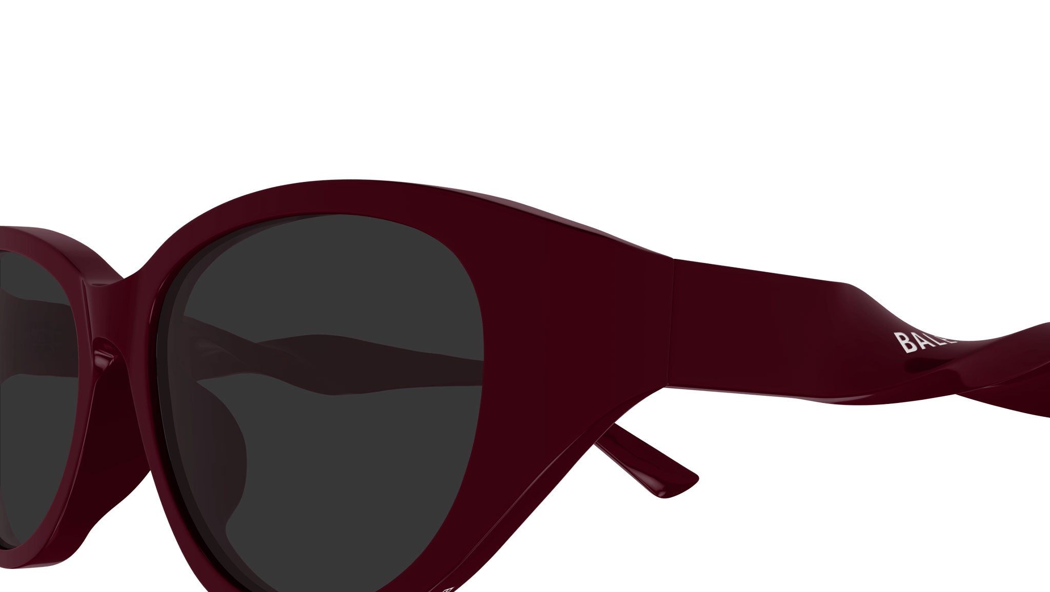 Occhiali da sole BALENCIAGA BB0209SA Shiny solid burgundy