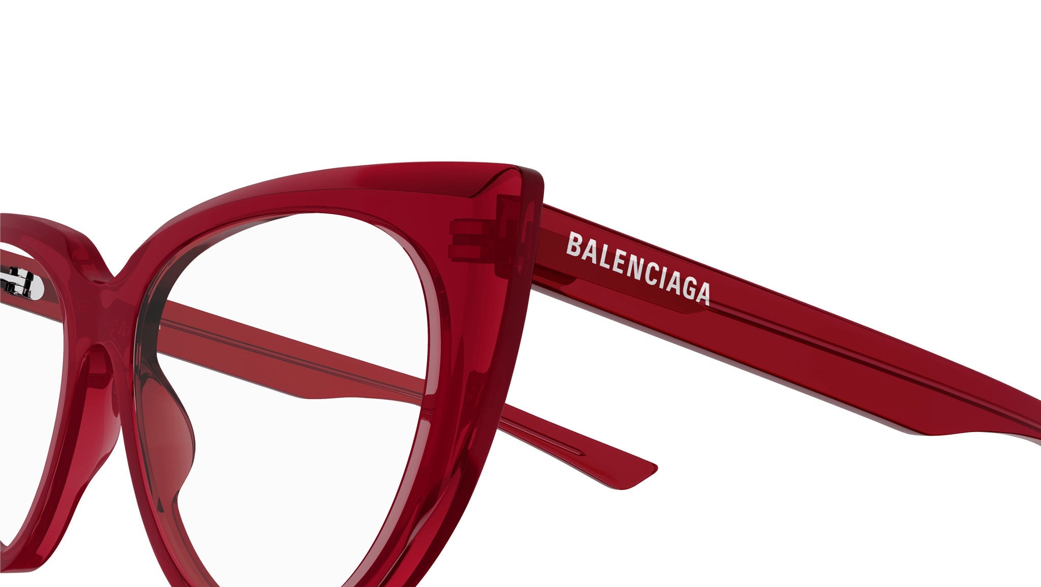Occhiali da vista BALENCIAGA BB0218O Shiny milky red