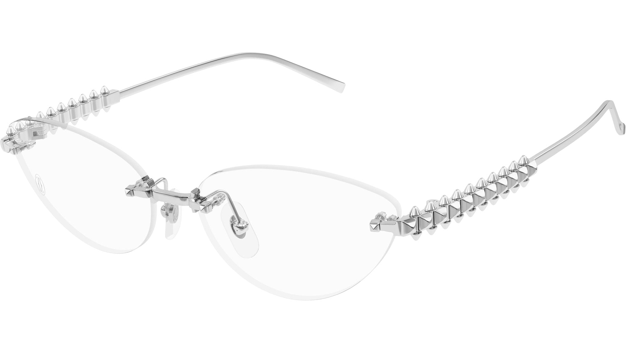 Occhiali da vista CARTIER CT0565O Smooth platinum finish