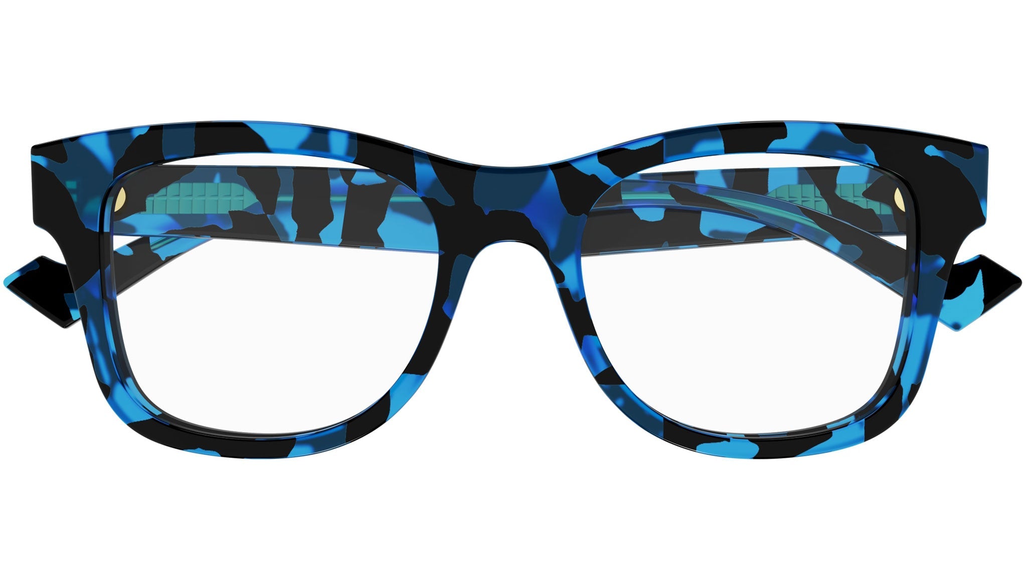 Occhiali da vista GUCCI GG1332O Shiny spotted black turquoise havana